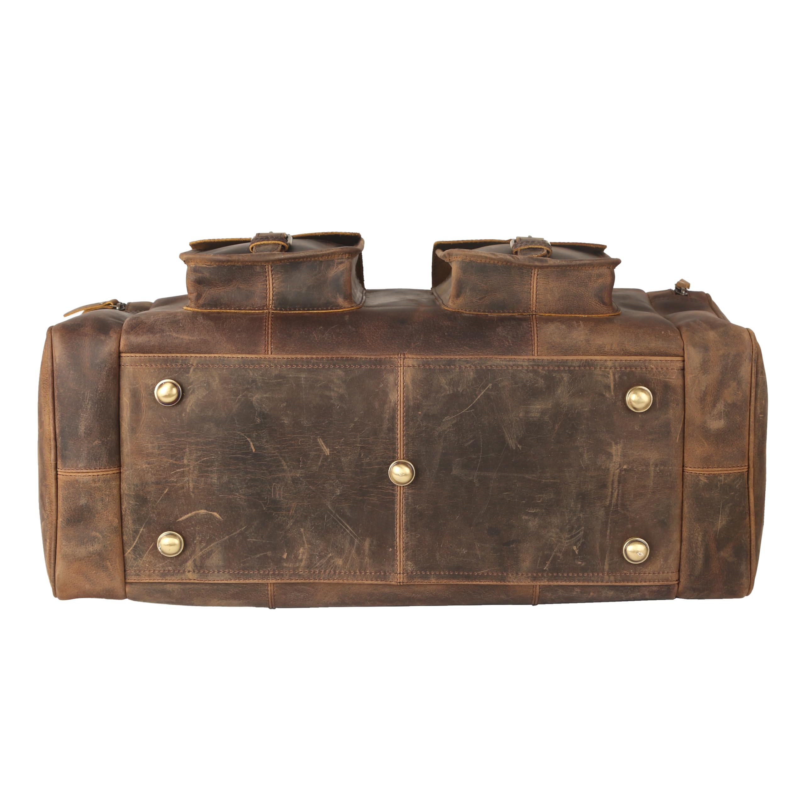 Foto 2 | Bolsa De Viaje Komalc De Piel Deportiva De 60 Cm Con Bolsillos - Venta Internacional.