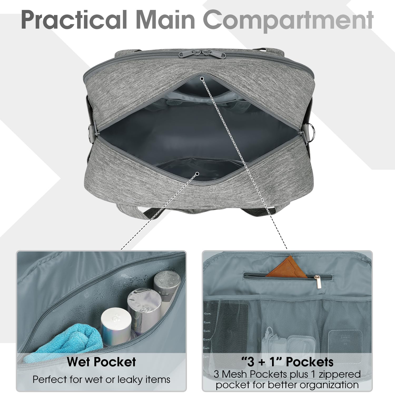 Foto 5 pulgar | Bolsa De Viaje Narwey 18 Maleta De Mano Con Compartimento Para Portátil - Venta Internacional.