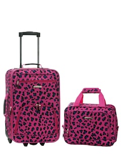 Foto 1 | Juego De Equipaje Rockland Fashion Softside Upright De 2 Piezas, Magenta - Venta Internacional.