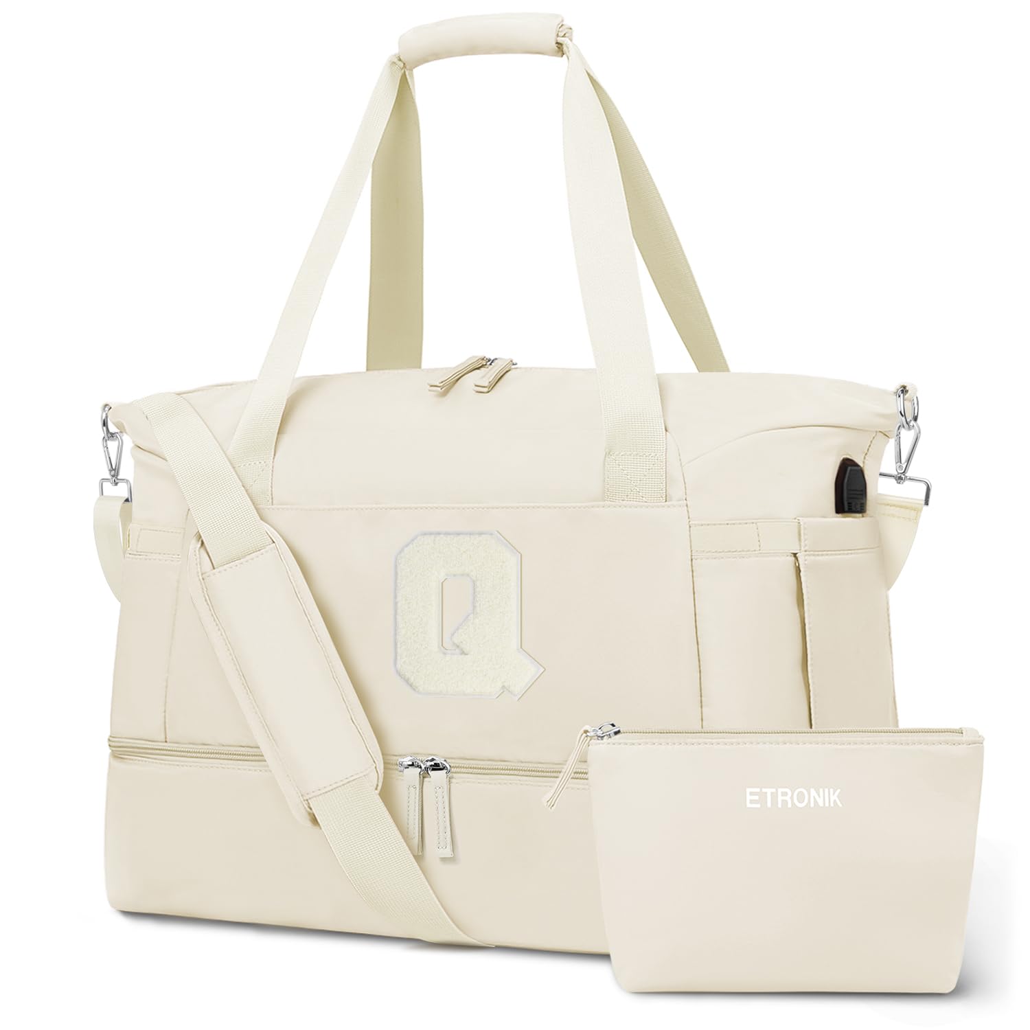 Foto 1 | Bolsa De Gimnasio Etronik Con Iniciales Personalizadas Con Puerto De Carga Usb - Venta Internacional.