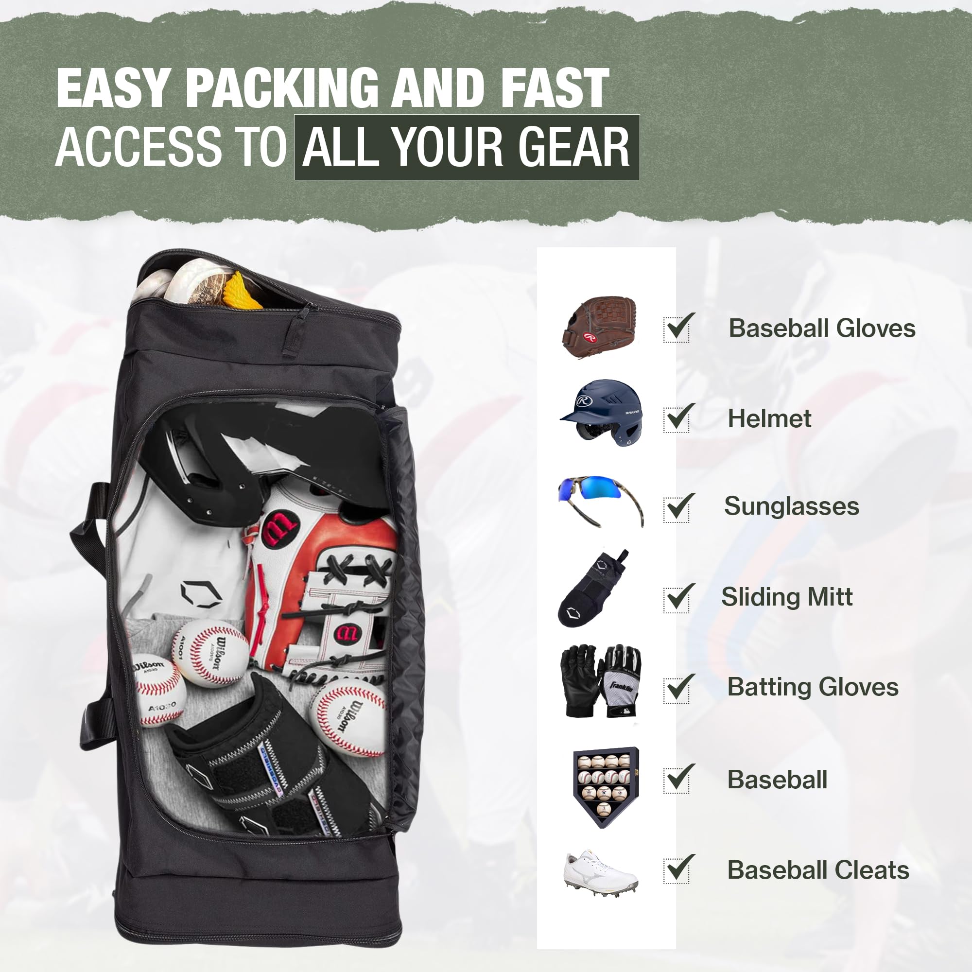 Foto 6 pulgar | Bolsa De Hockey Jetstream Heavy Duty De 35 Litros Con Repelencia Al Agua Negra - Venta Internacional.