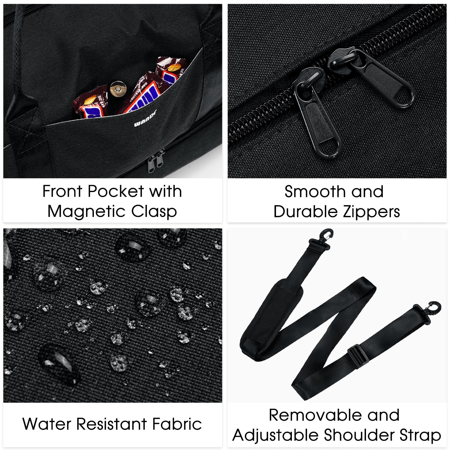 Foto 8 pulgar | Bolsa De Viaje Wandf Para Spirit Airlines Con Puerto Usb Negra - Venta Internacional.