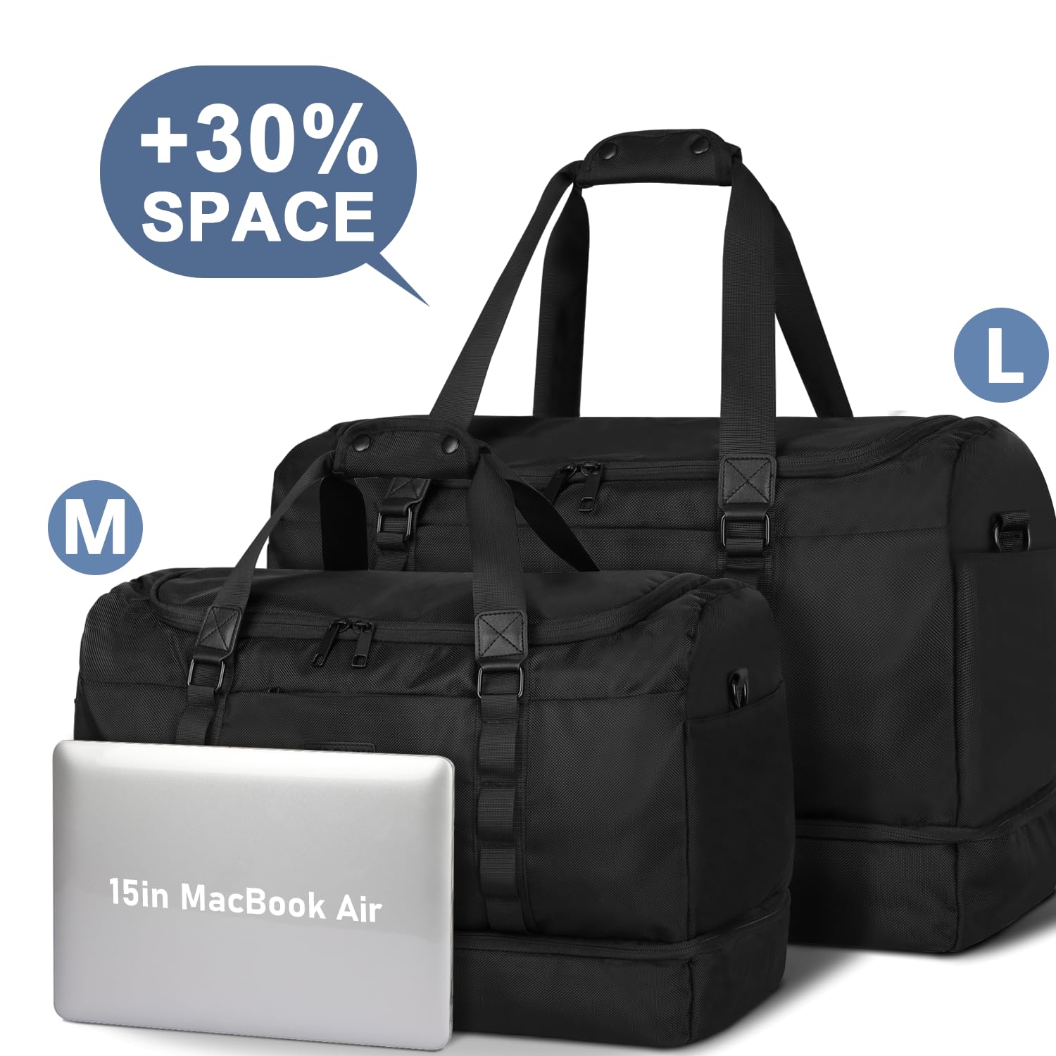 Foto 3 pulgar | Bolsa De Deporte Etronik Para Hombre Y Mujer Con Compartimento Para Zapatos Etronik, 55 L - Venta Internacional.
