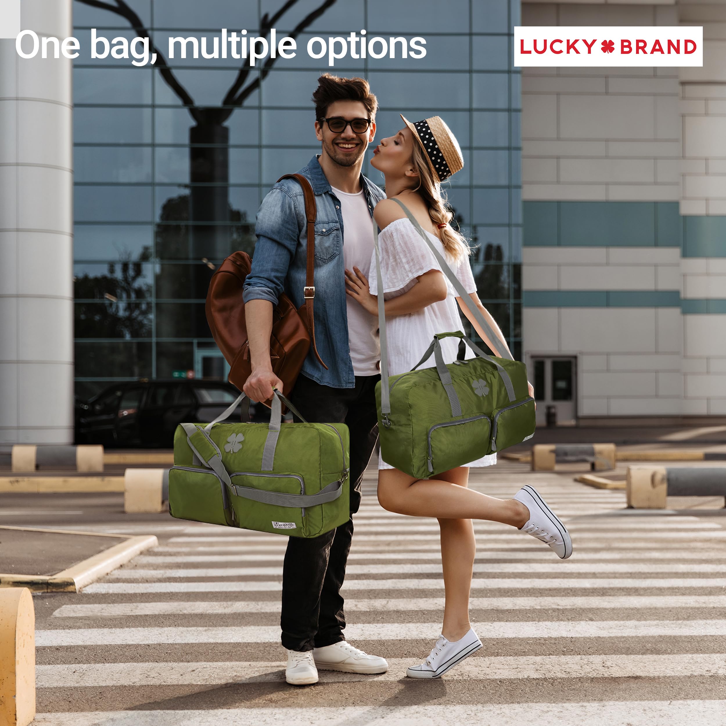 Foto 4 pulgar | Bolsa De Deporte Lucky Travel, 115 L, Plegable, Color Verde Loden - Venta Internacional.