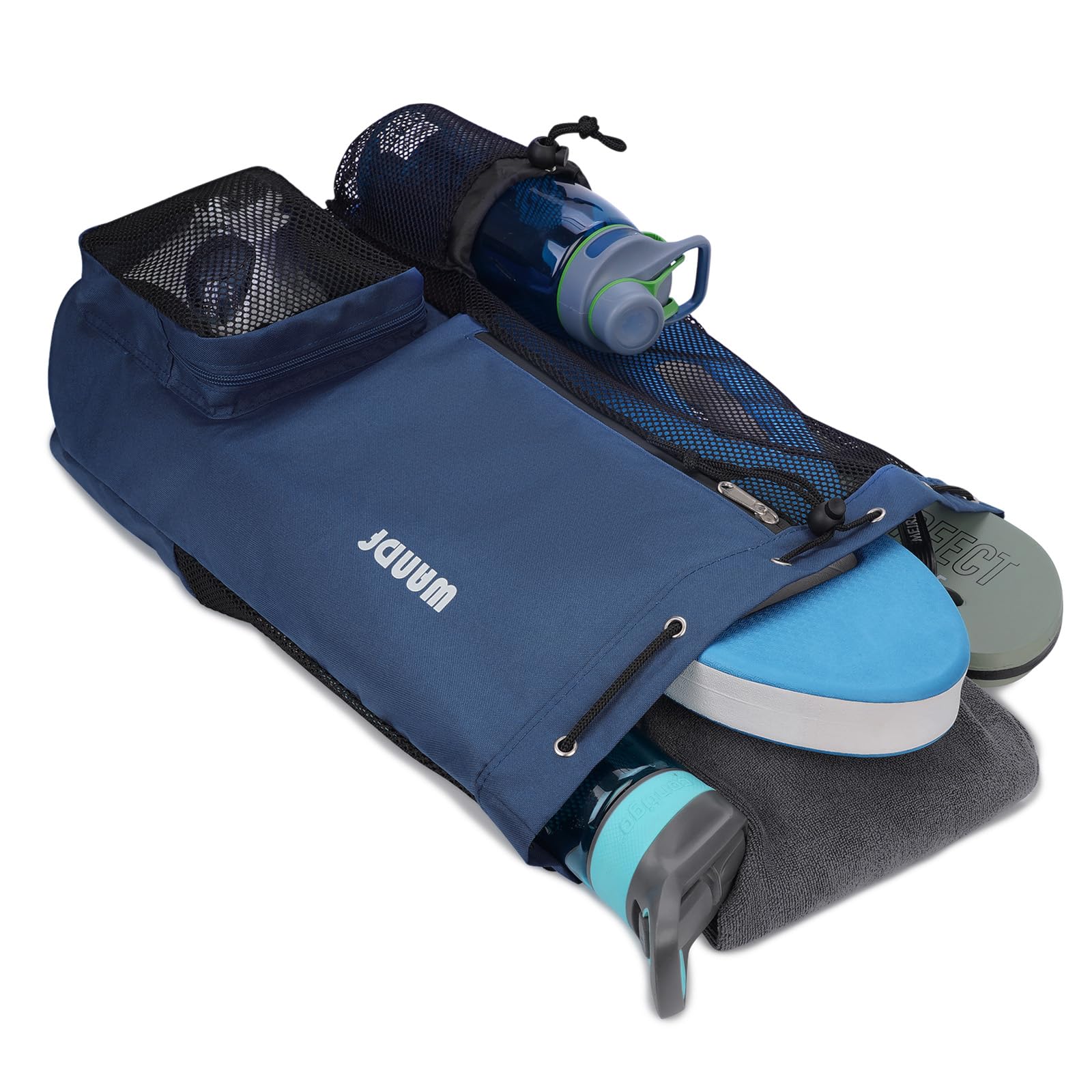 Foto 5 pulgar | Bolsa De Natación Wandf, Mochila De Malla Con Cordón, Impermeable, Azul Oscuro - Venta Internacional.