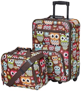 Foto 1 | Set De Equipaje Rockland Fashion Softside Con Forma De Búho Vertical Y Expandible - Venta Internacional.