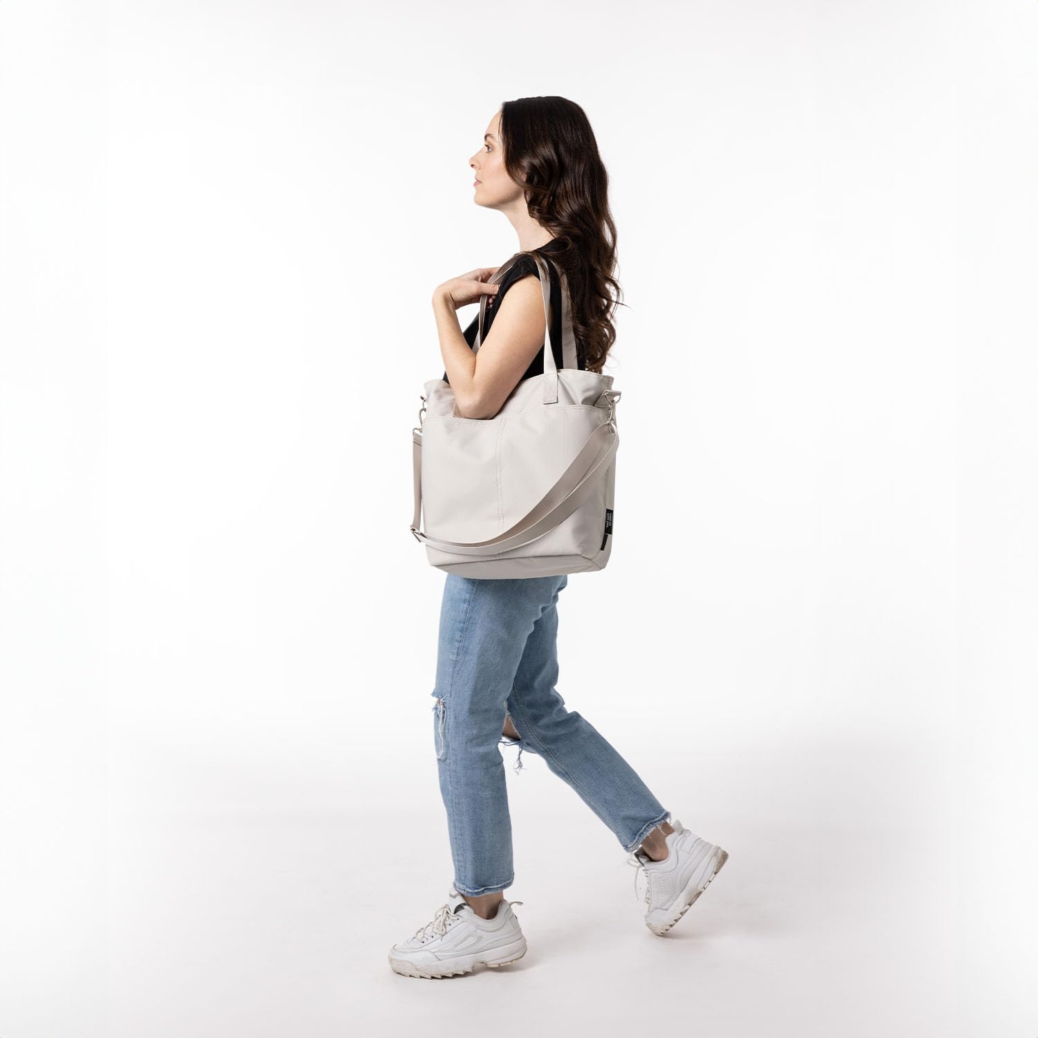 Foto 8 pulgar | Bolso De Mano Simple Y Moderno, De Abedul Almendro, Resistente Al Agua, Para Mujer - Venta Internacional.