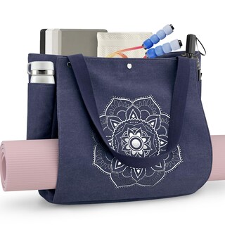 Foto 7 | Bolsa Para Esterilla De Yoga Gonex Para Yoga Y Gimnasio Con Múltiples Bolsillos, Azul - Venta Internacional.