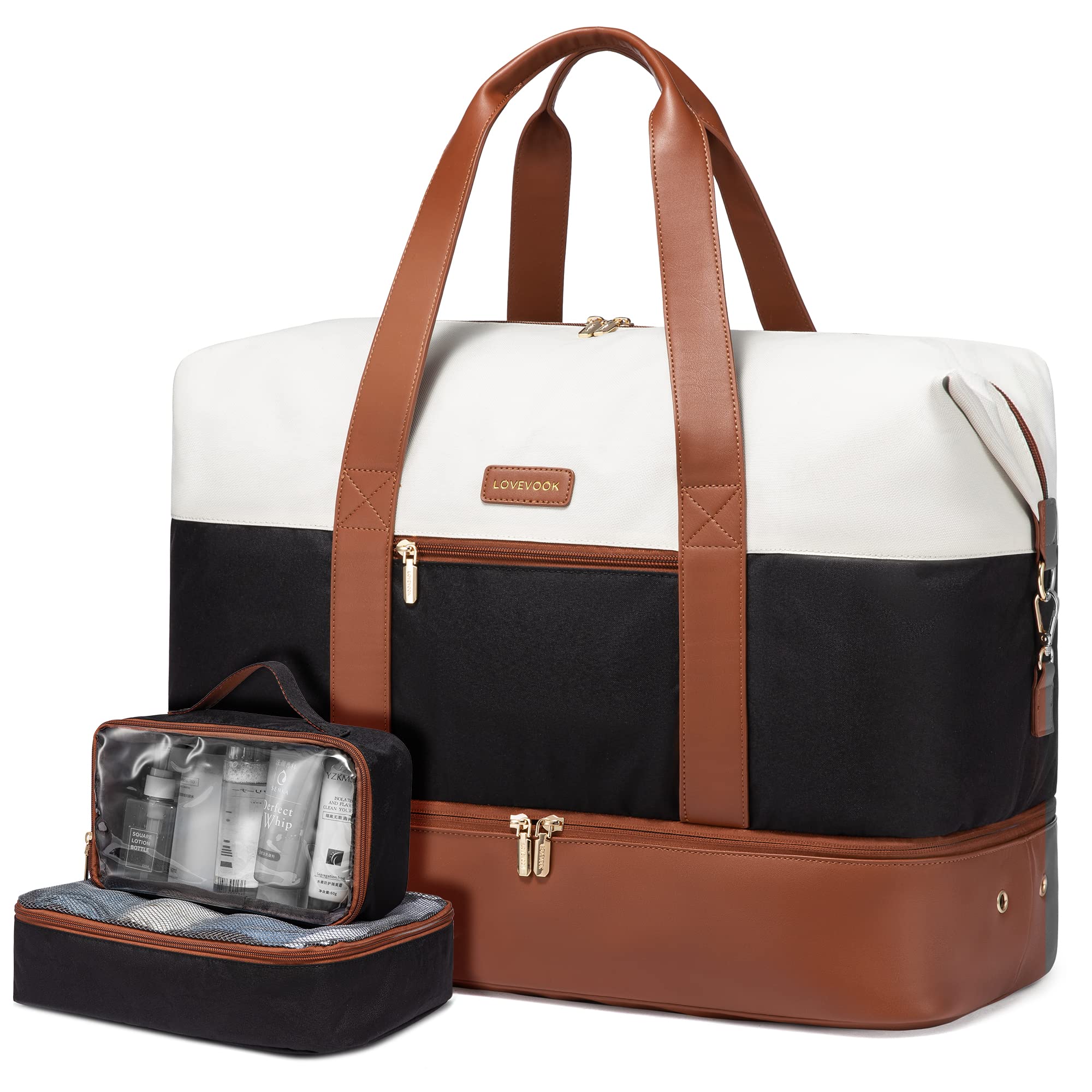 Foto 2 pulgar | Bolsa De Viaje Lovevook Weekender Con 2 Cubos De Embalaje Para Mujer - Venta Internacional.