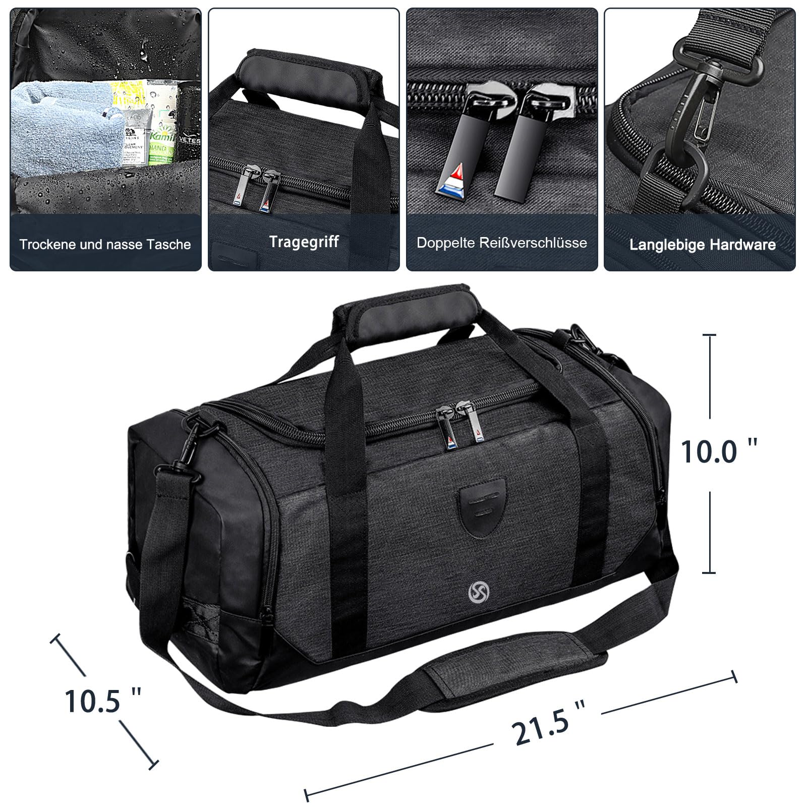 Foto 4 | Mochila Deportiva Cico Rider, Impermeable, 40 L, Negra - Venta Internacional.