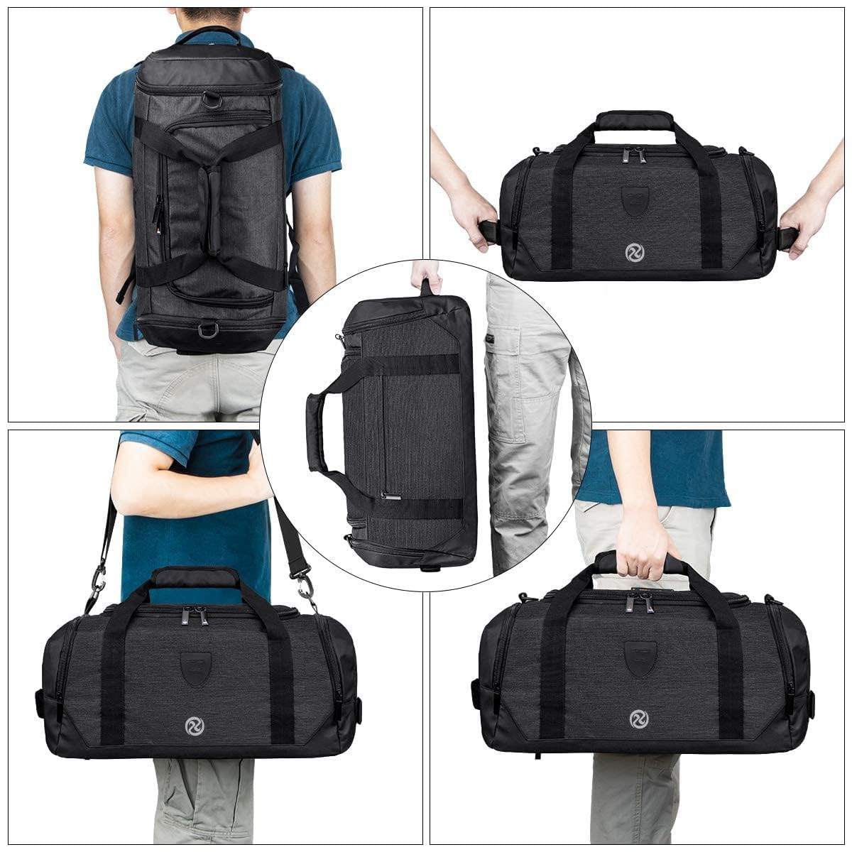 Foto 7 | Mochila Deportiva Cico Rider, Impermeable, 40 L, Negra - Venta Internacional.