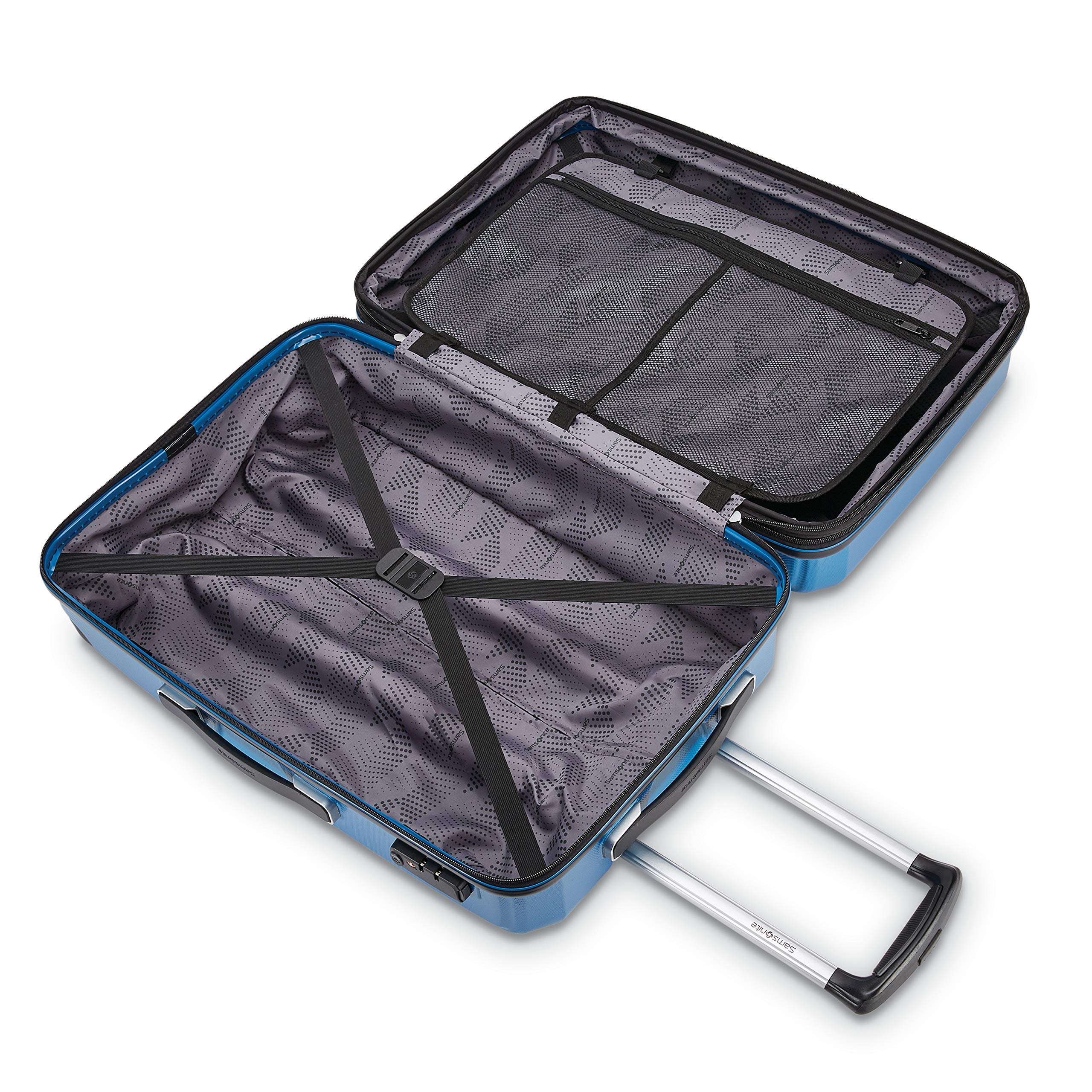 Foto 3 pulgar | Equipaje De Mano Duro Samsonite Winfield 3 Dlx, 20 Pulgadas, Azul - Venta Internacional.