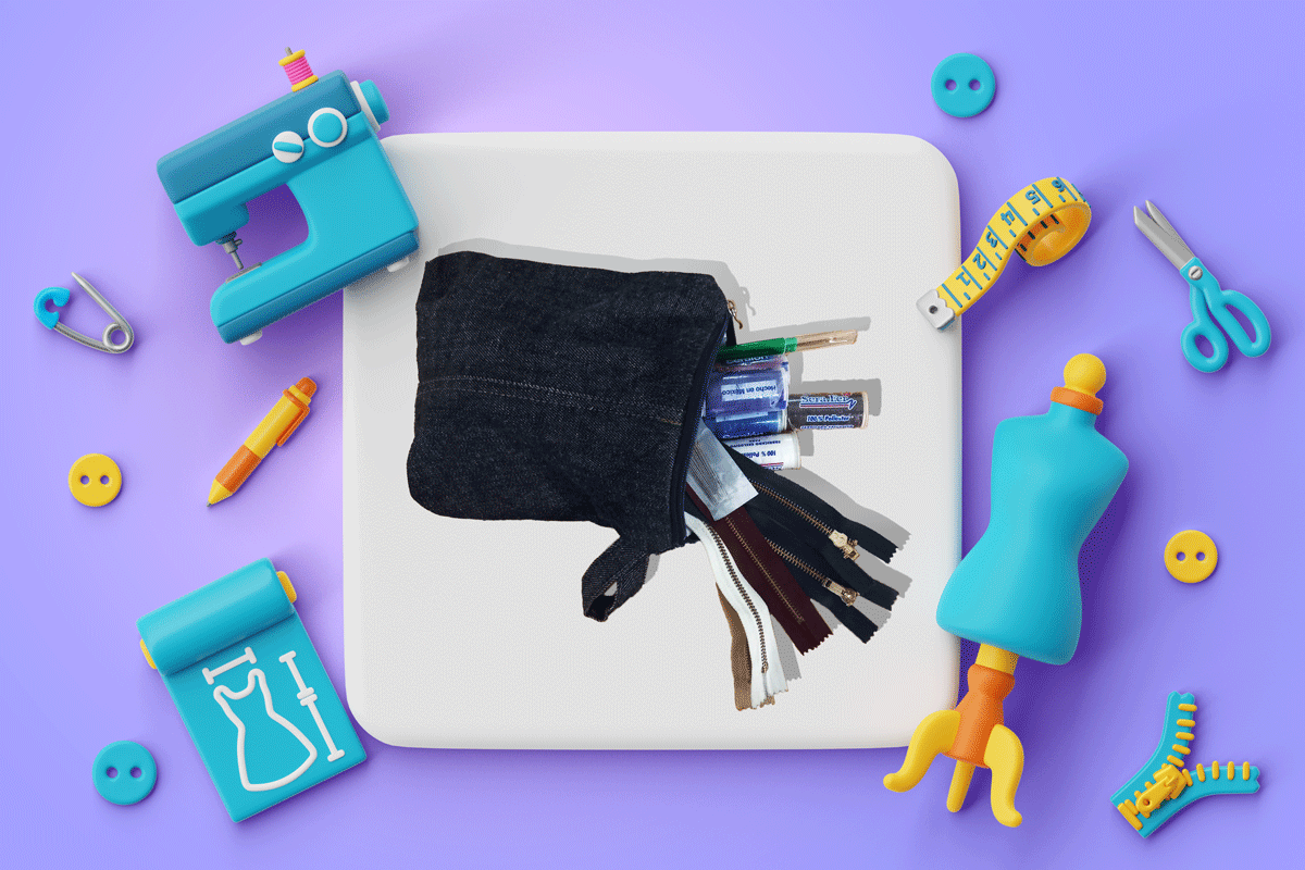 Foto 7 | Bolsa Multiusos De Mezclilla Chica