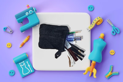 Foto 7 | Bolsa Multiusos De Mezclilla Chica