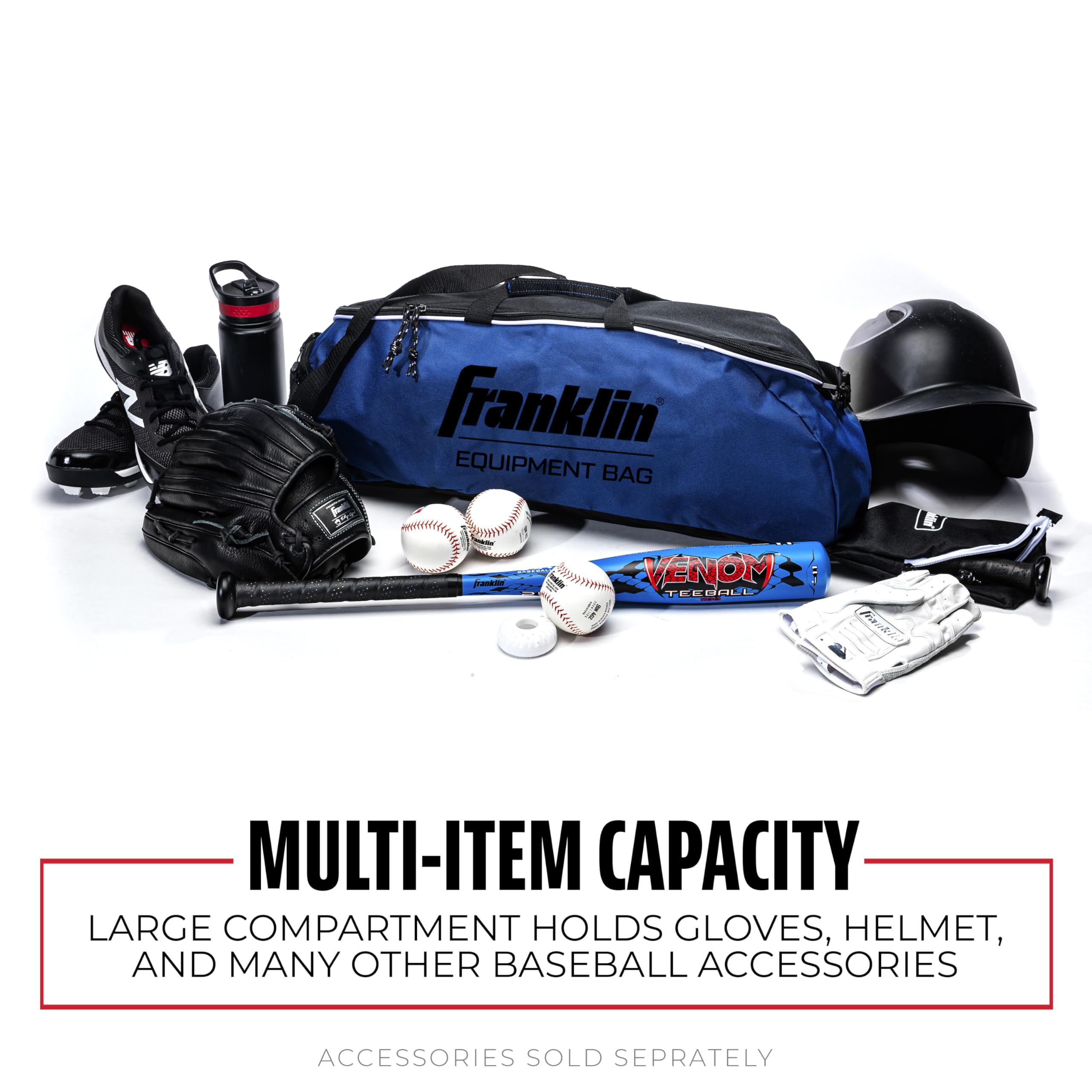 Foto 3 pulgar | Bate Bag Franklin Sports Youth Baseball + Softbol Azul Marino - Venta Internacional.