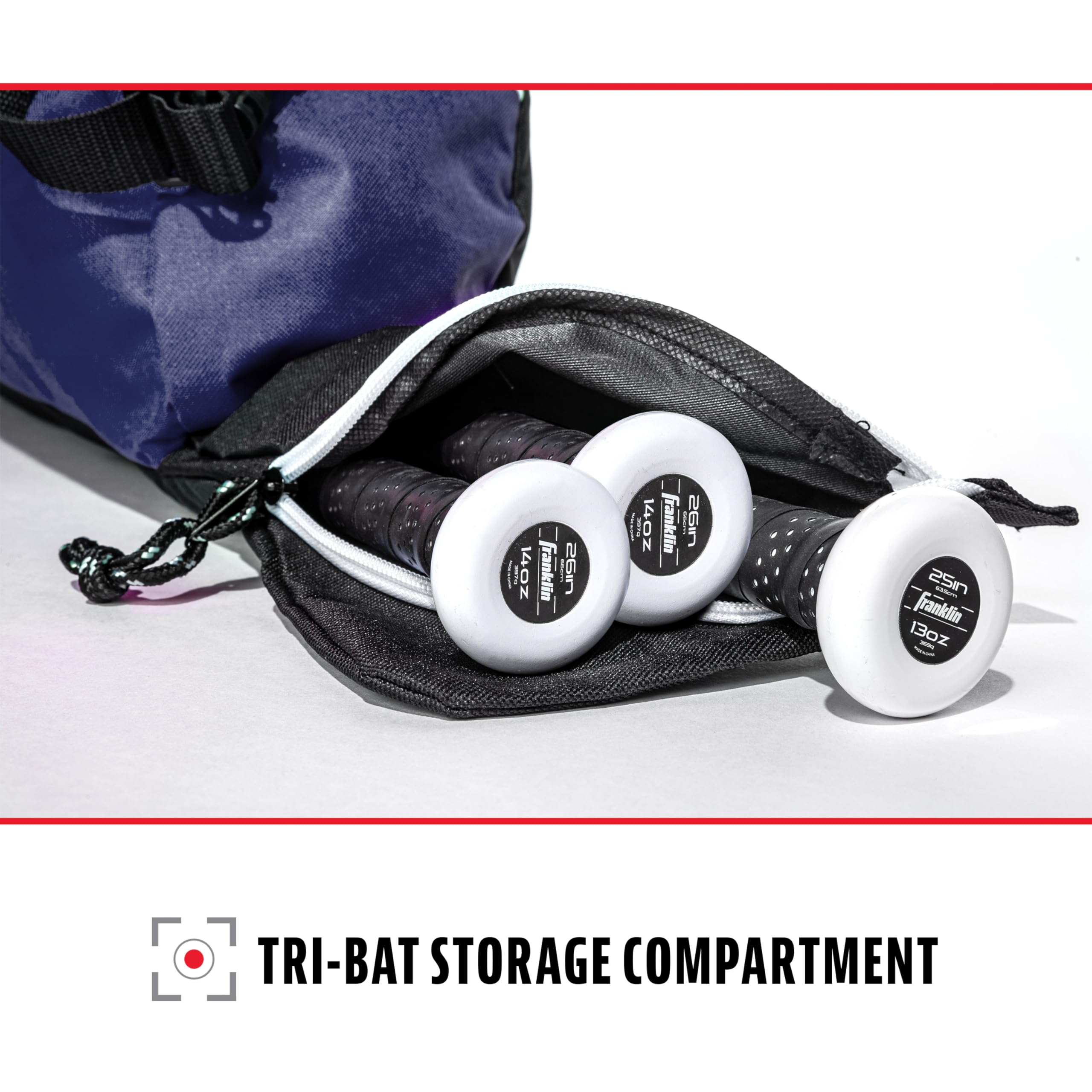Foto 4 pulgar | Bate Bag Franklin Sports Youth Baseball + Softbol Azul Marino - Venta Internacional.