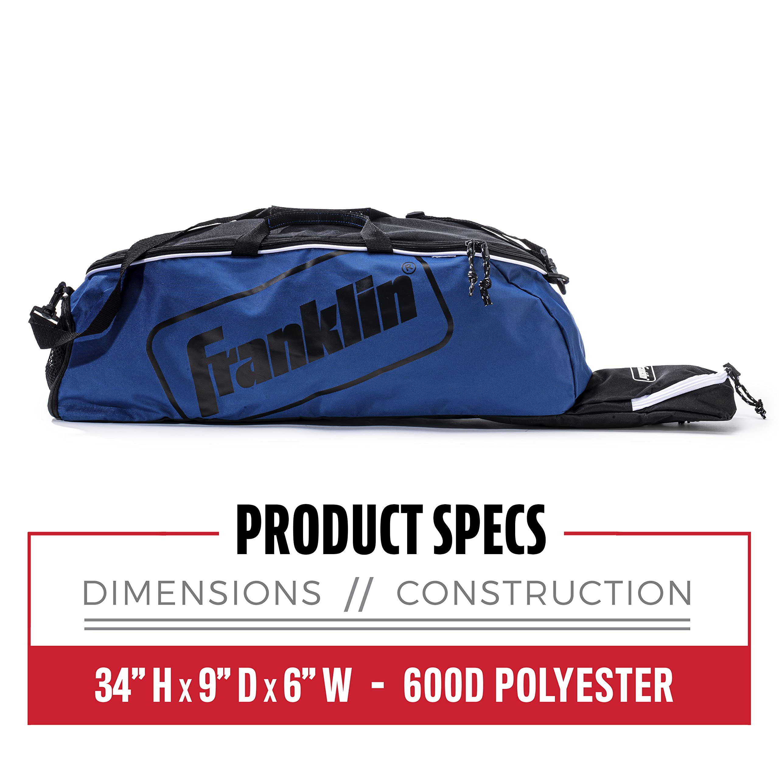 Foto 8 pulgar | Bate Bag Franklin Sports Youth Baseball + Softbol Azul Marino - Venta Internacional.
