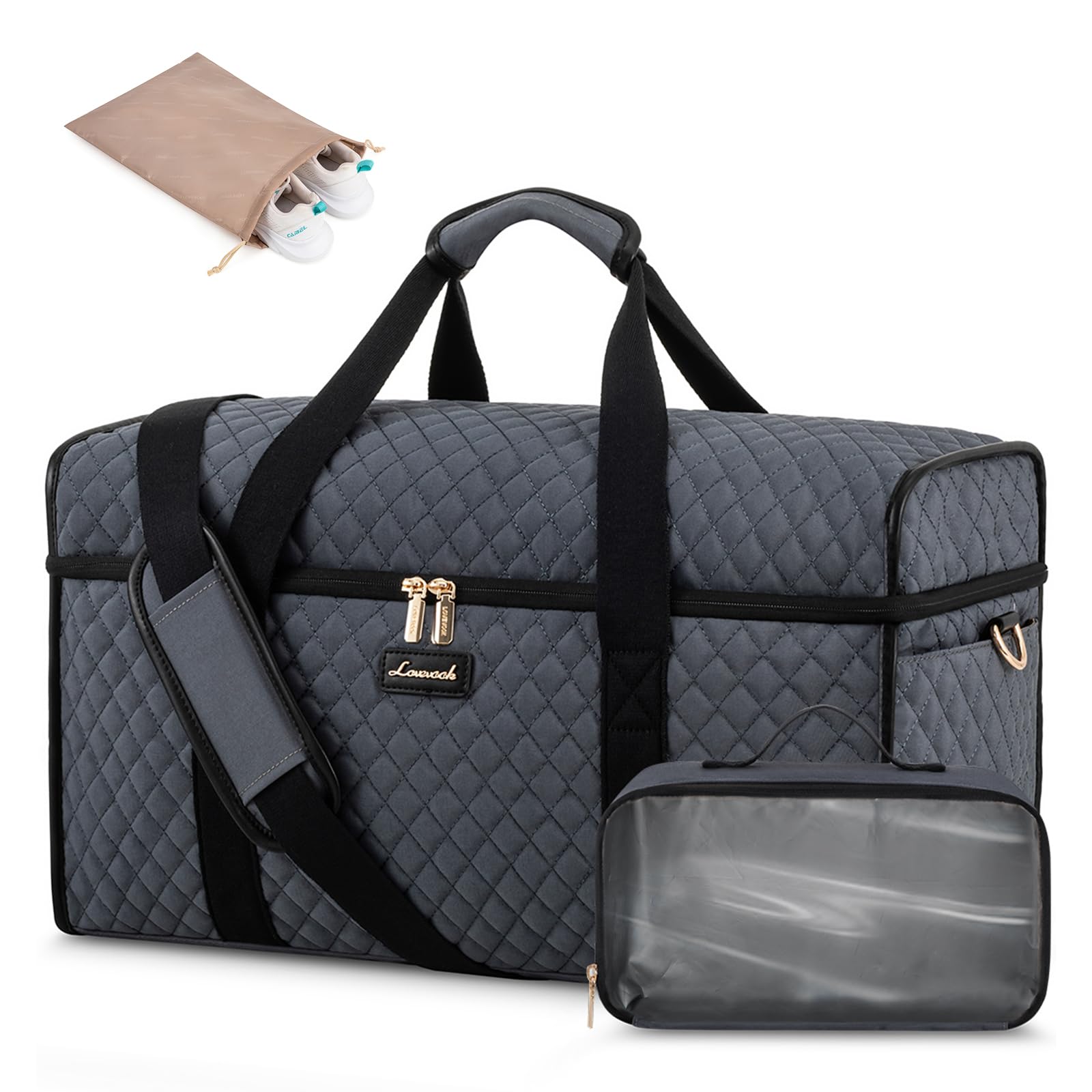 Foto 2 pulgar | Bolsa De Viaje Lovevook Weekender Para Mujer, Juego De 3 Piezas - Venta Internacional.