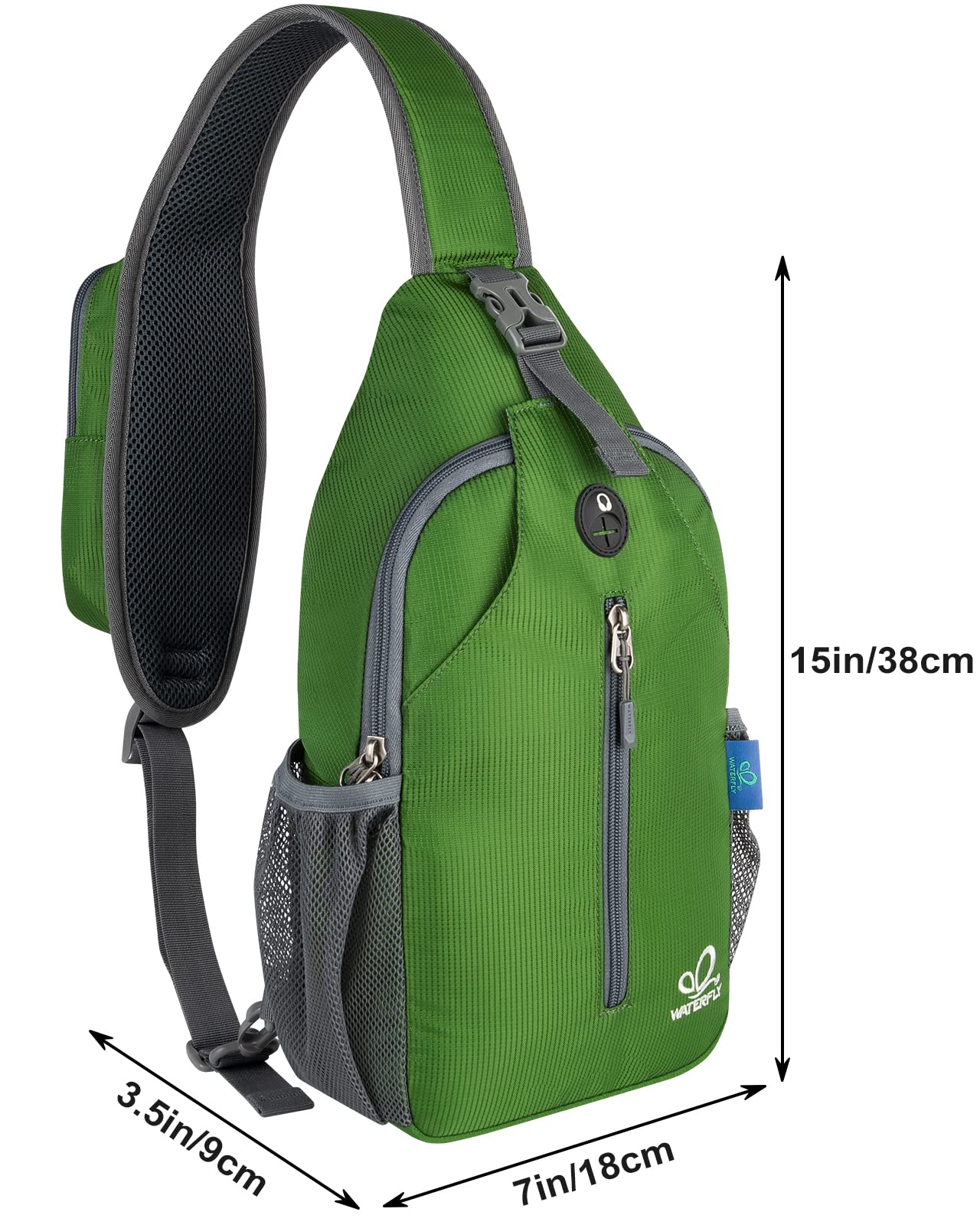 Foto 3 pulgar | Mochila Bandolera Waterfly, Bandolera Para Viajes Y Senderismo - Venta Internacional.