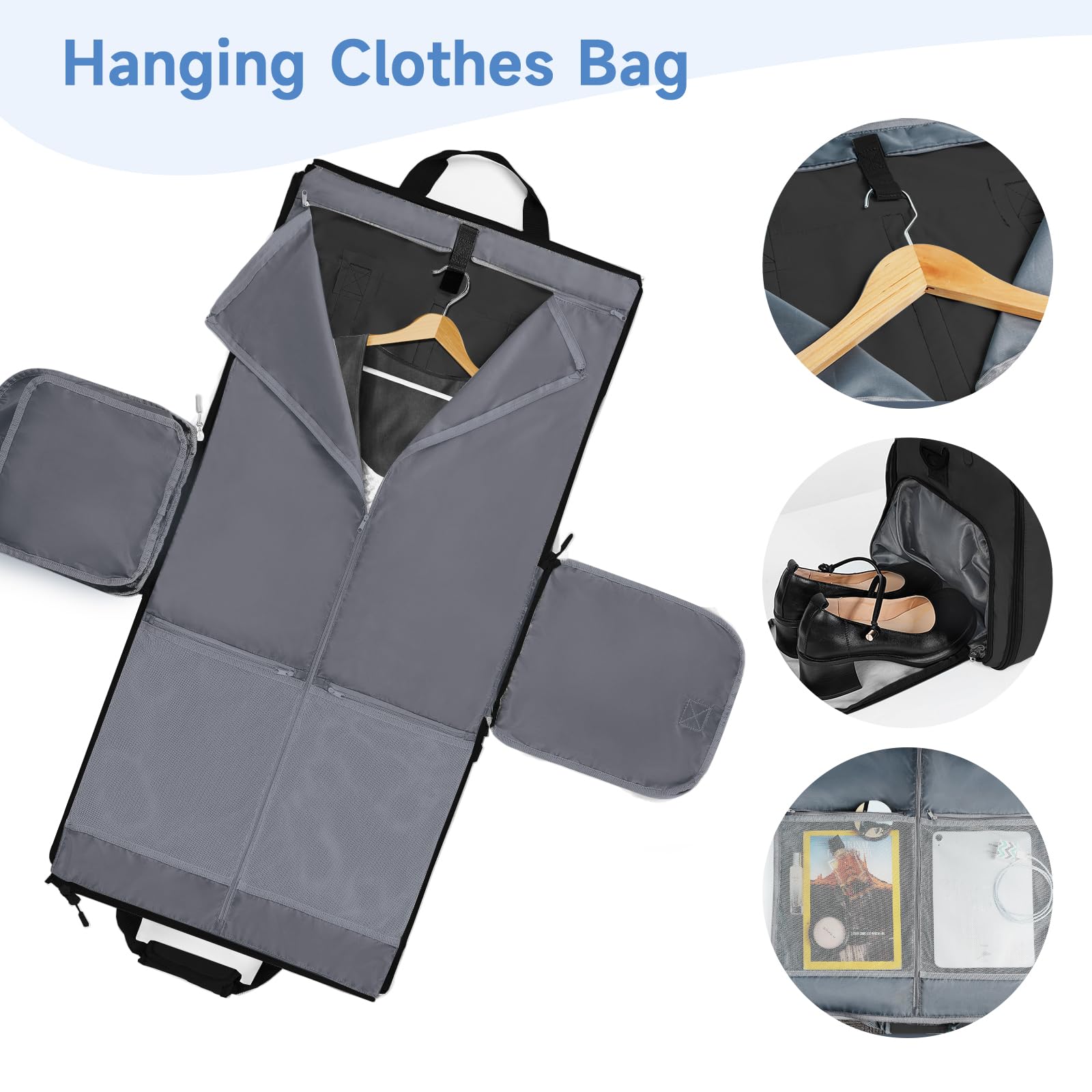 Foto 4 pulgar | Bolsa De Viaje Plegable Ytonet Con Compartimento Para Zapatos, 41 L - Venta Internacional.