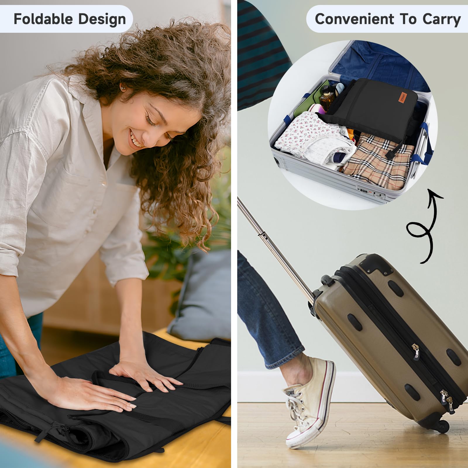 Foto 6 pulgar | Bolsa De Viaje Plegable Ytonet Con Compartimento Para Zapatos, 41 L - Venta Internacional.