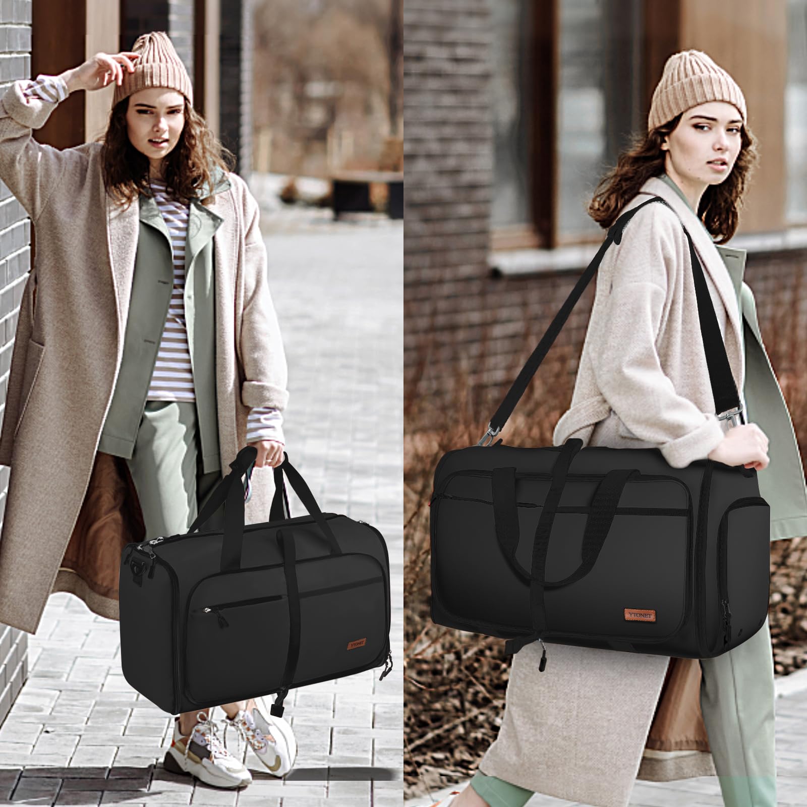 Foto 7 pulgar | Bolsa De Viaje Plegable Ytonet Con Compartimento Para Zapatos, 41 L - Venta Internacional.