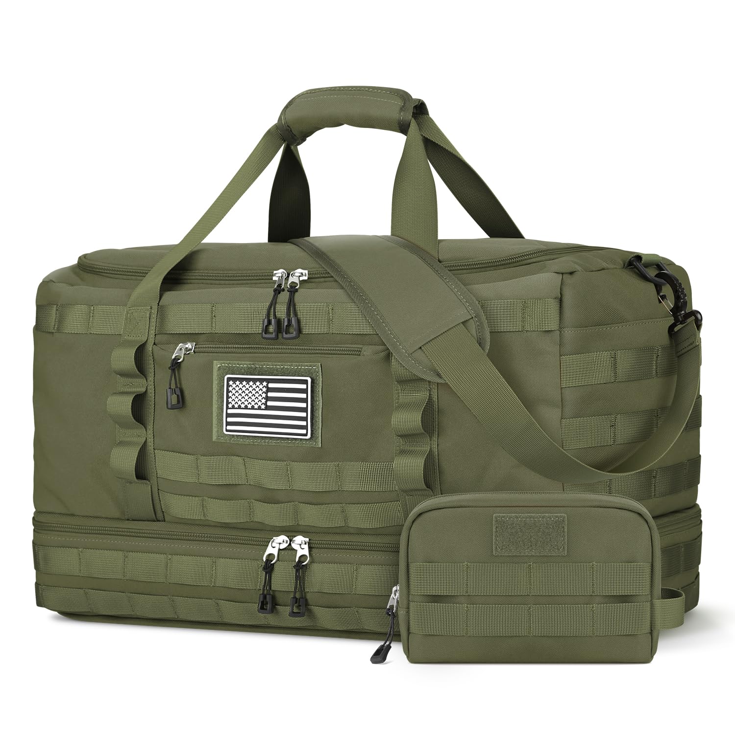 Foto 2 pulgar | Bolsa De Viaje Táctica Etronik Para Viajes, Gimnasio Con Neceser Verde - Venta Internacional.