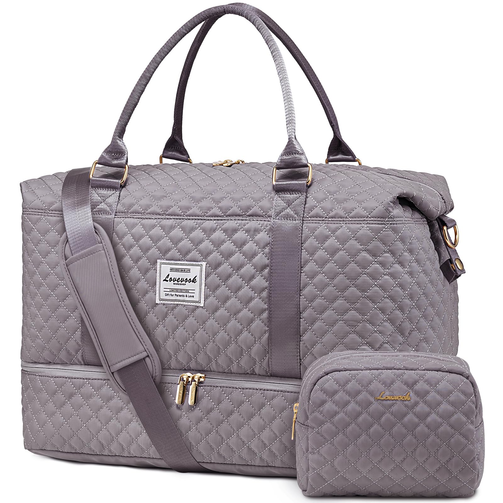 Foto 2 pulgar | Bolsa De Viaje Lovevook Para Mujer Con Compartimento Para Zapatos - Venta Internacional.