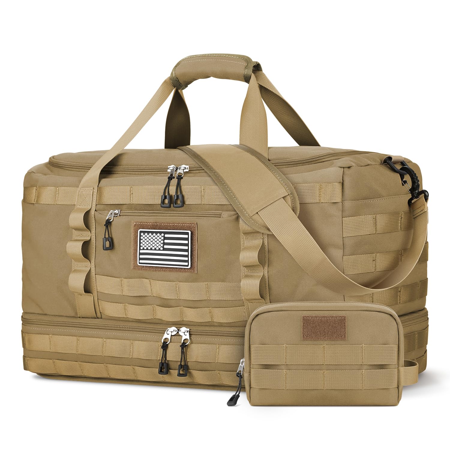 Foto 2 pulgar | Bolsa De Viaje Etronik, Bolsa Táctica De Fin De Semana Para Hombre, Color Marrón - Venta Internacional.