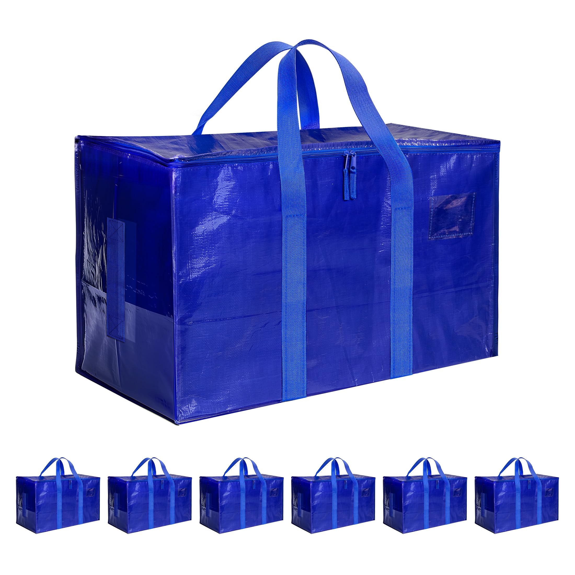 Foto 2 pulgar | Bolsas De Mudanza Simple Deluxe Extra Grandes, Paquete De 6, Azules, 95 L/25 Galones - Venta Internacional.