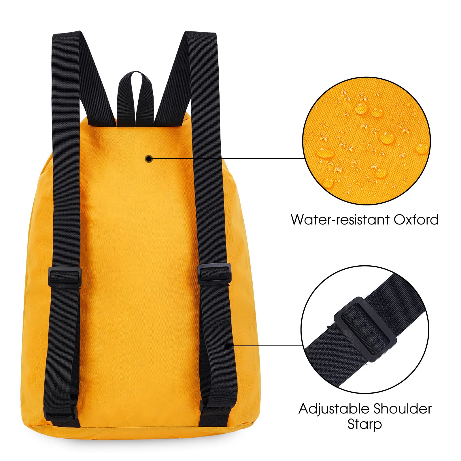 Foto 7 pulgar | Bolsa De Natación Wandf, Mochila De Malla Con Cordón Para Nadar, Color Naranja - Venta Internacional.