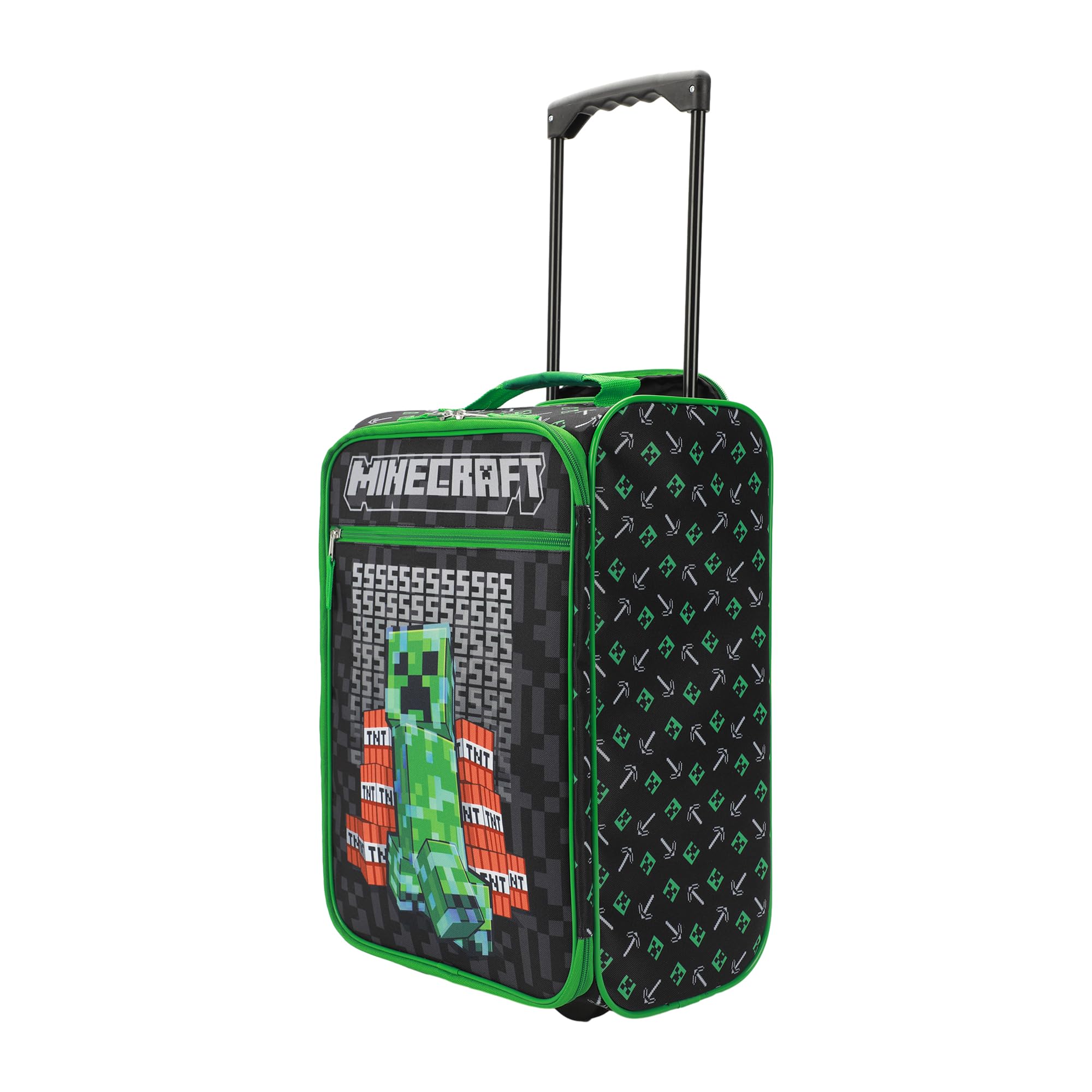 Foto 3 pulgar | Funda Piloto Bioworld Minecraft Creeper Tnt Negra 45 Cm - Venta Internacional.