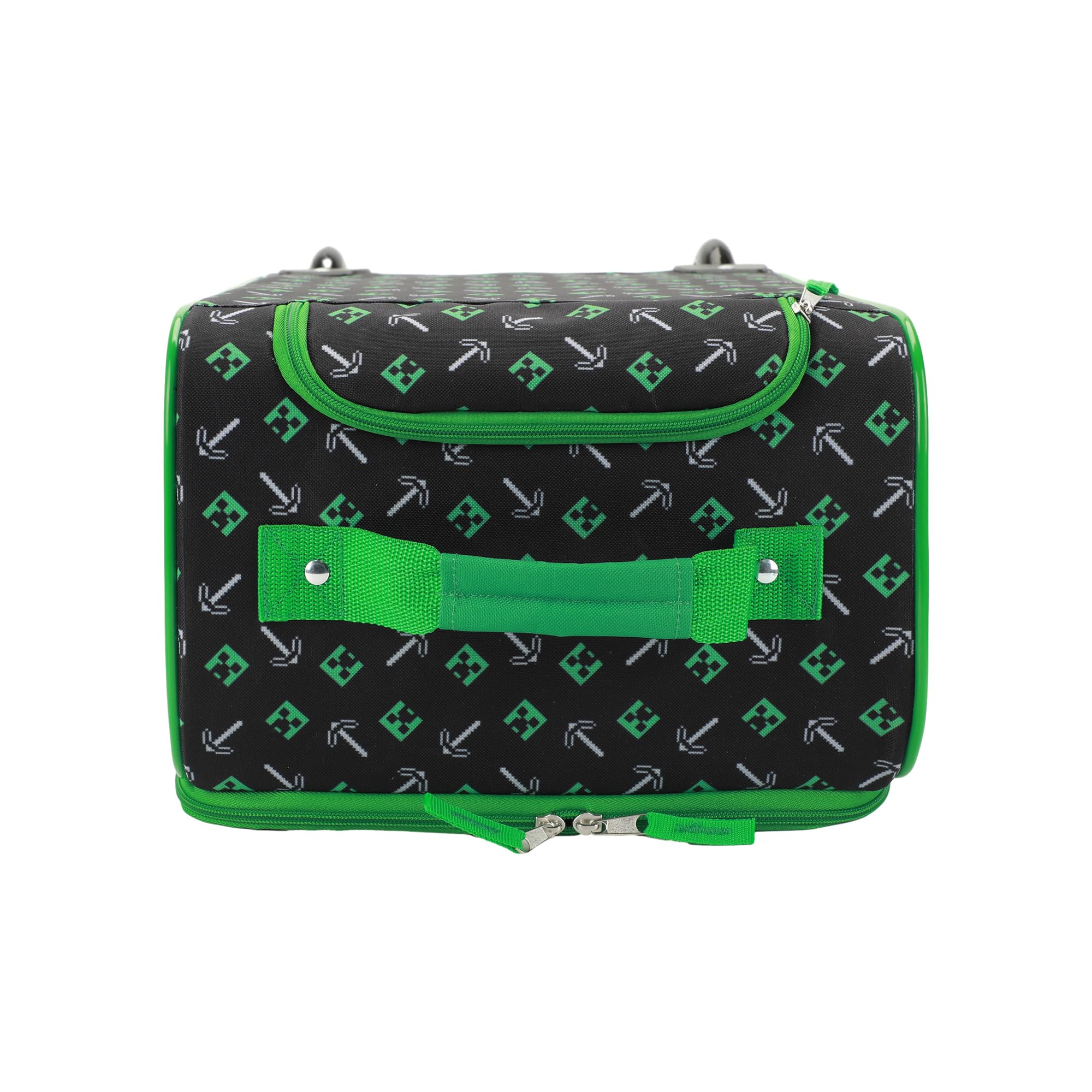Foto 5 pulgar | Funda Piloto Bioworld Minecraft Creeper Tnt Negra 45 Cm - Venta Internacional.