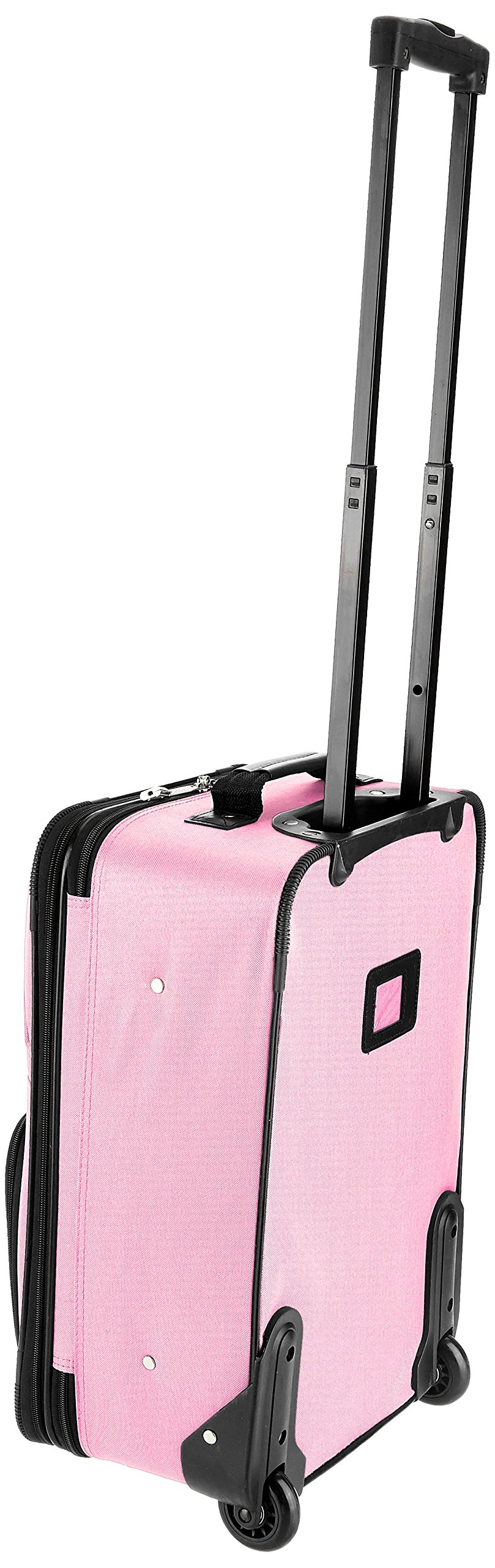 Foto 3 pulgar | Juego De Equipaje Rockland Fashion Softside Upright, Rosa, 2 Piezas - Venta Internacional.