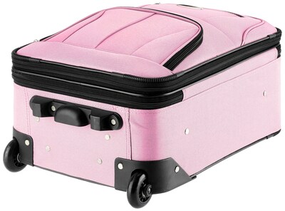 Foto 4 | Juego De Equipaje Rockland Fashion Softside Upright, Rosa, 2 Piezas - Venta Internacional.