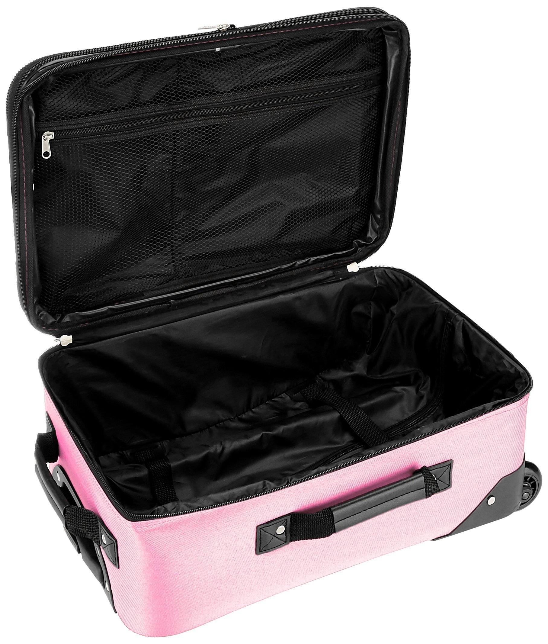 Foto 6 pulgar | Juego De Equipaje Rockland Fashion Softside Upright, Rosa, 2 Piezas - Venta Internacional.