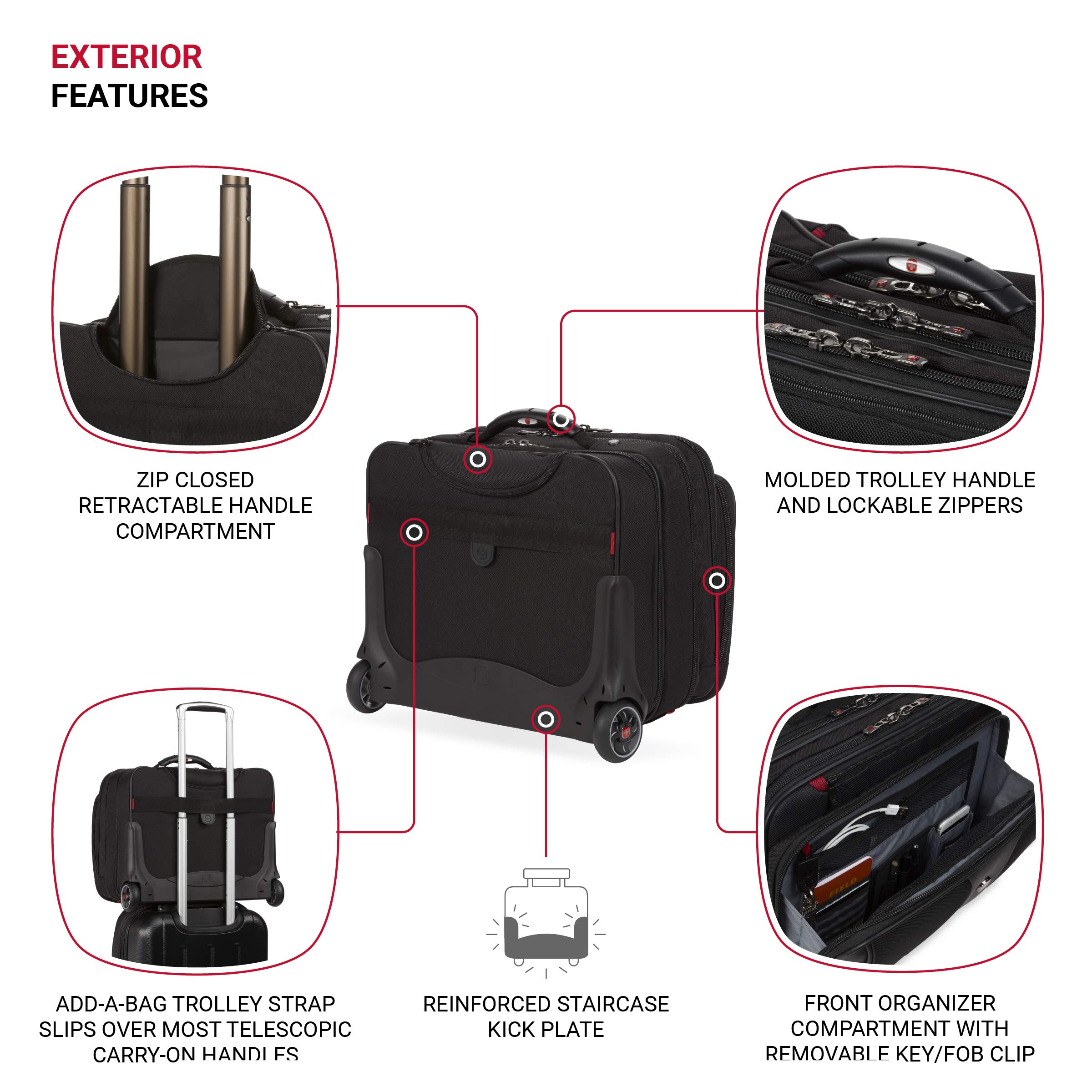 Foto 5 pulgar | Luggage Wenger Patriot Ii Para Portátil De 15,6 Pulgadas, Color Negro - Venta Internacional.