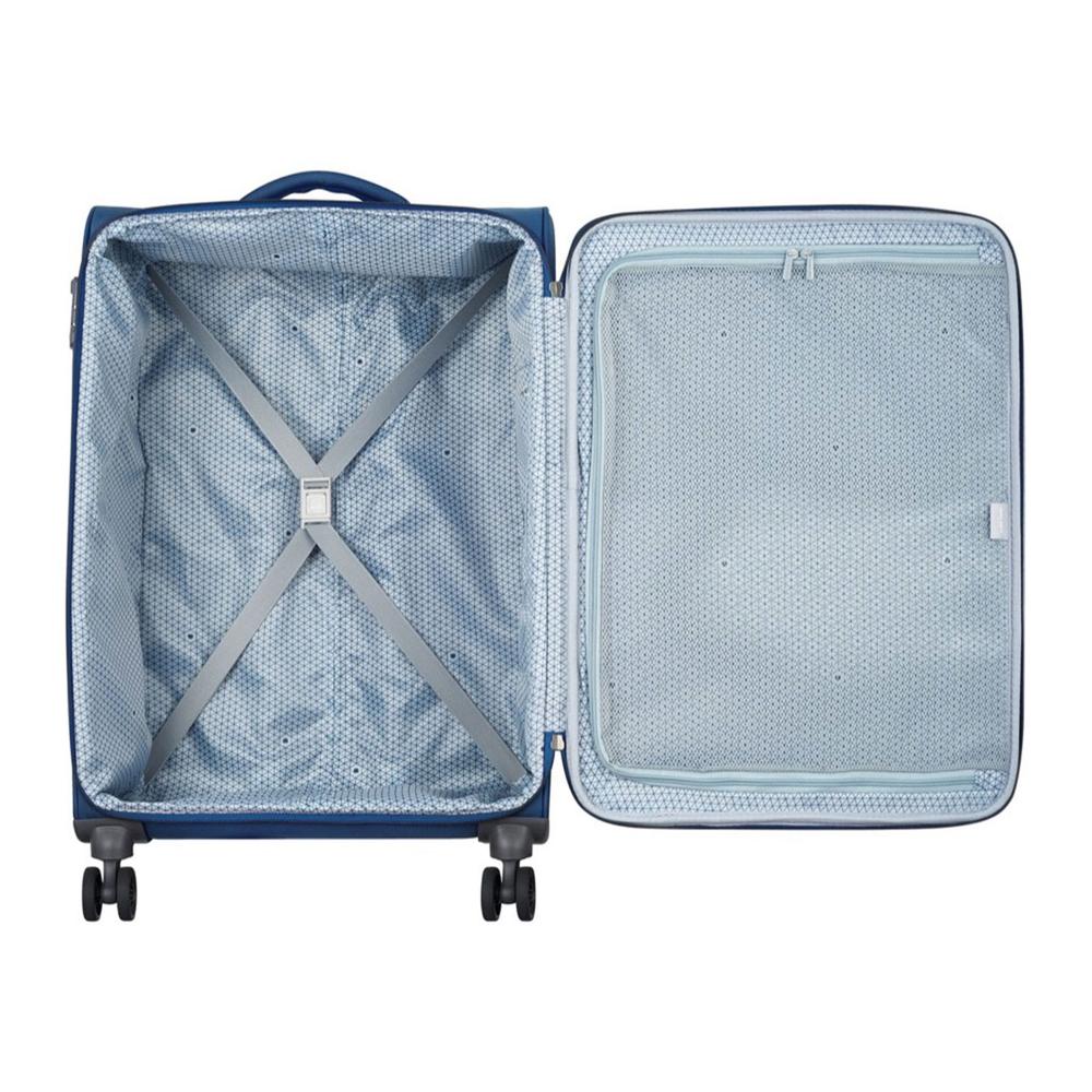 Foto 2 | Delsey Paris Maleta De Tela Para Viaje 24'' Color Azul Multicolor