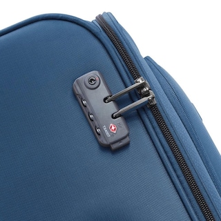 Foto 5 | Delsey Paris Maleta De Tela Para Viaje 24'' Color Azul Multicolor