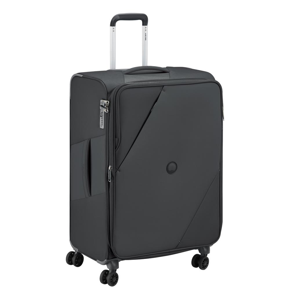 Delsey Paris Maleta De Tela Para Viaje 28'' Color Negra Multicolor