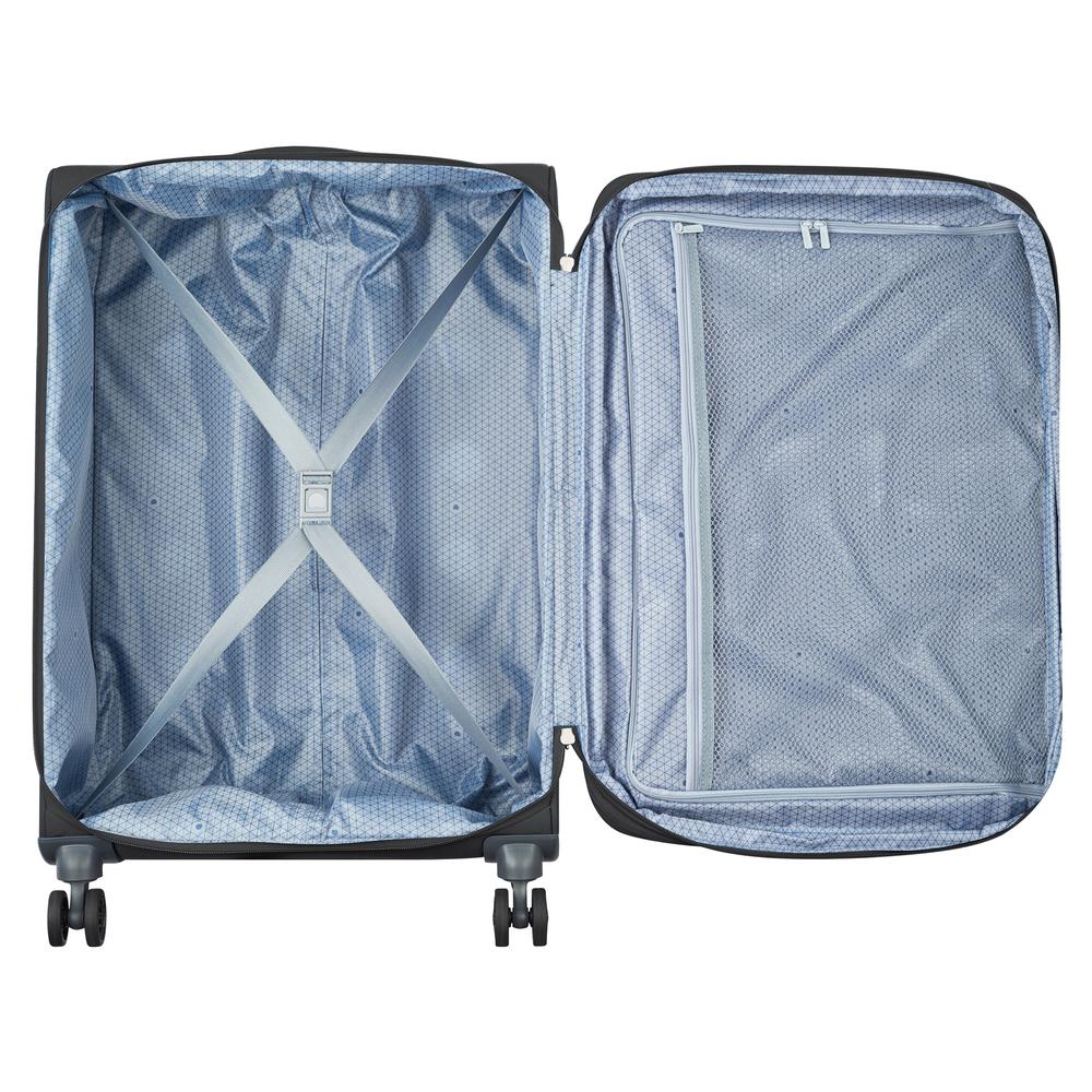 Foto 5 | Delsey Paris Maleta De Tela Para Viaje 28'' Color Negra Multicolor