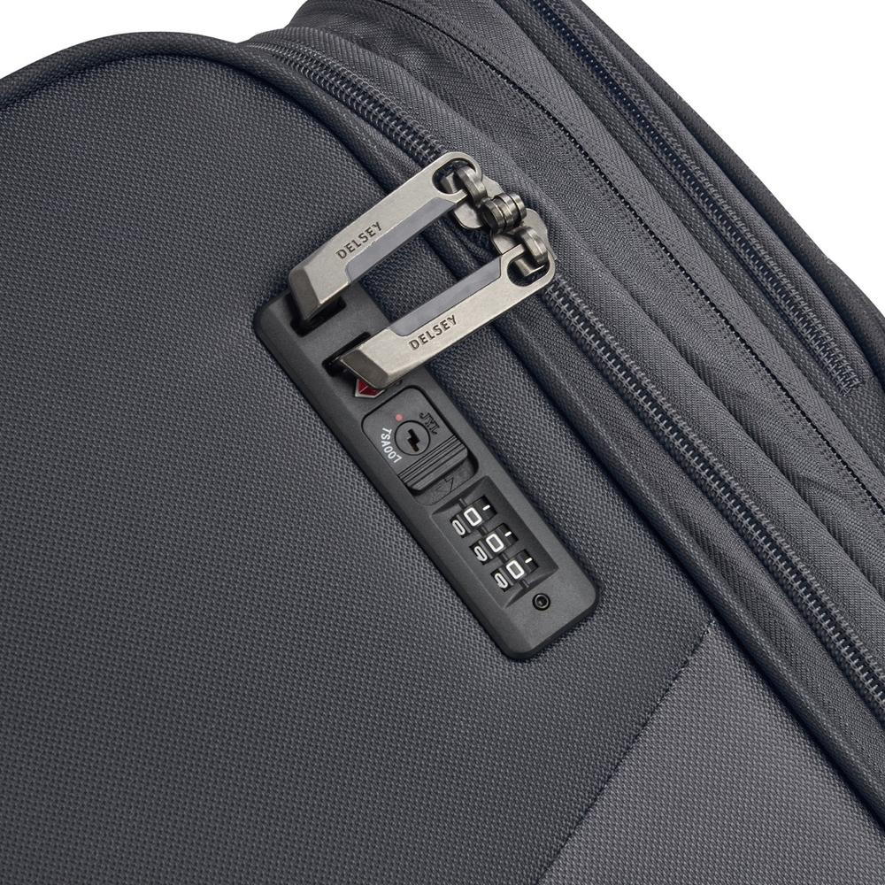Foto 8 | Delsey Paris Maleta De Tela Para Viaje 20'' Color Negro Multicolor