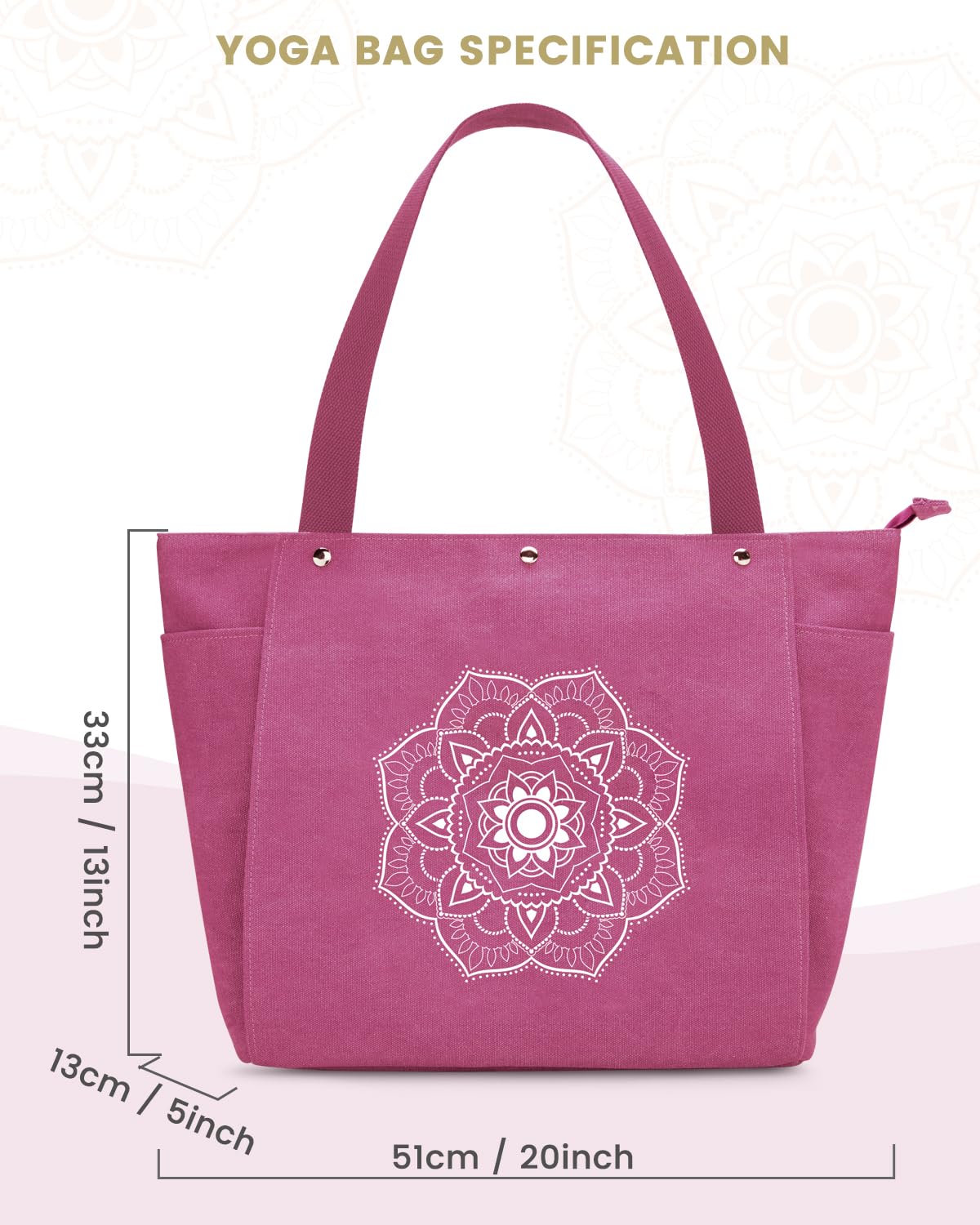 Foto 6 pulgar | Bolsa Para Esterilla De Yoga Gonex, Bolsa De Lona Roja Rosa - Venta Internacional.