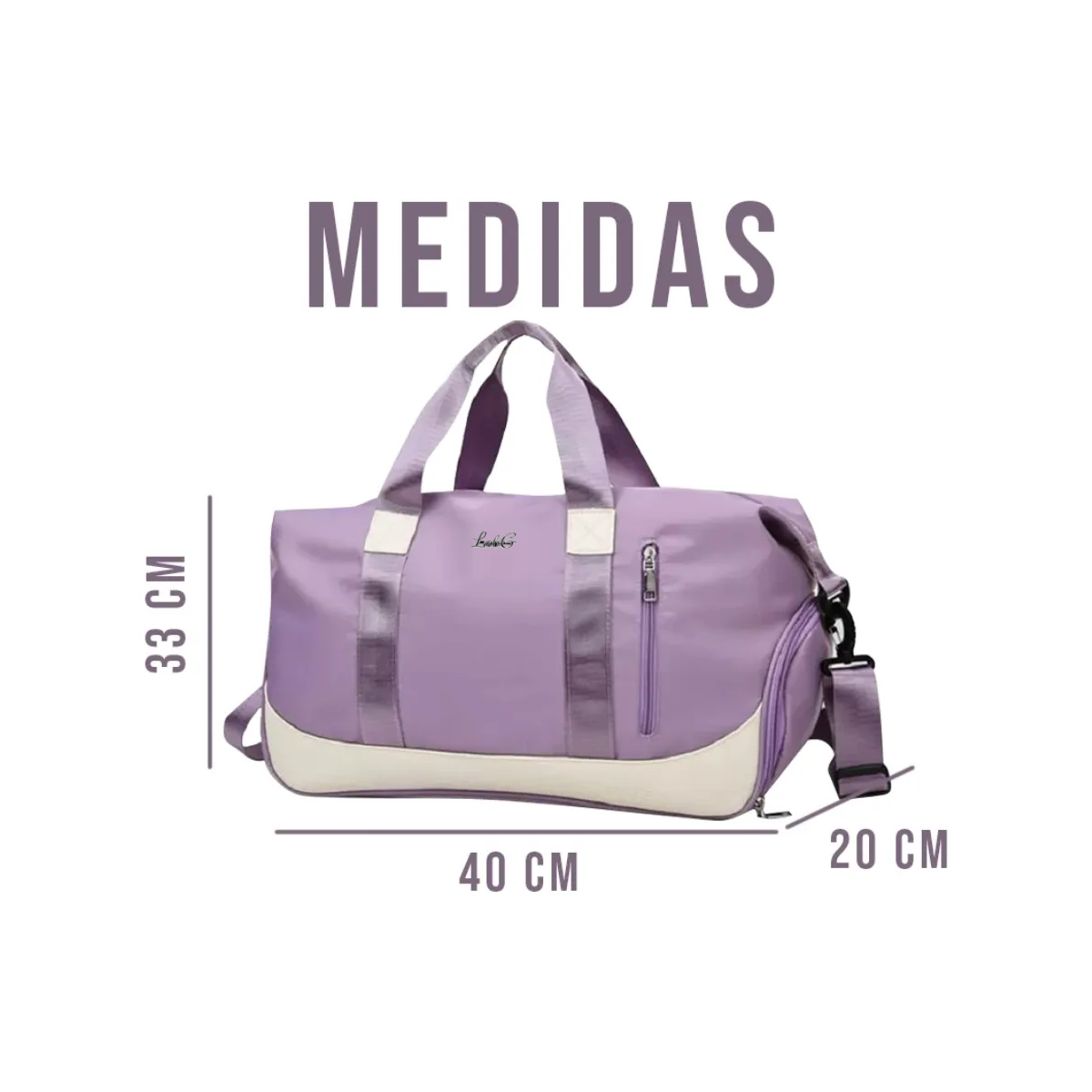 Foto 5 pulgar | Mujer Maleta Deportiva Gym Moda Casual Bolsas De Viaje Lab.g Rosa