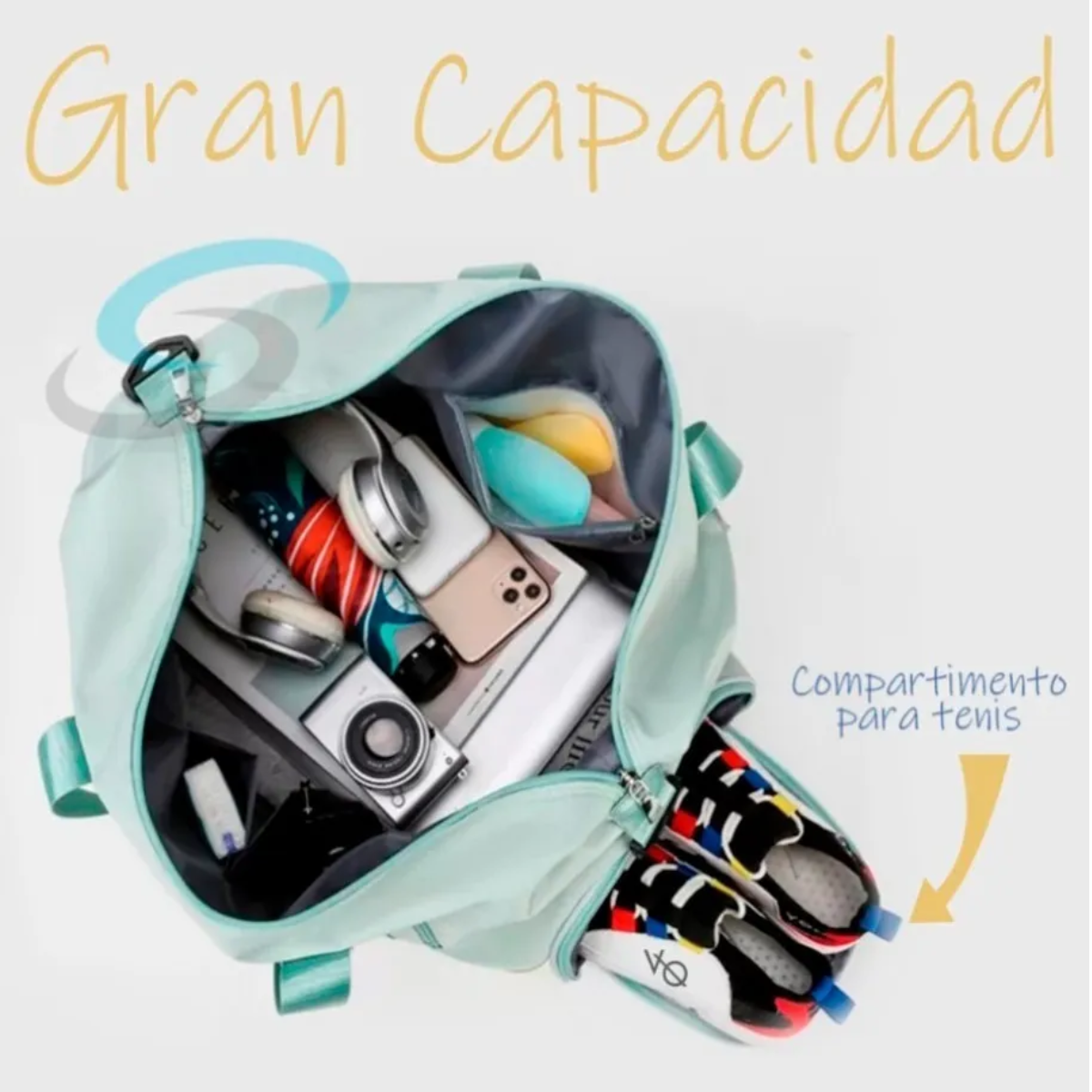 Foto 6 pulgar | Mujer Maleta Deportiva Gym Moda Casual Bolsas De Viaje Lab.g Rosa