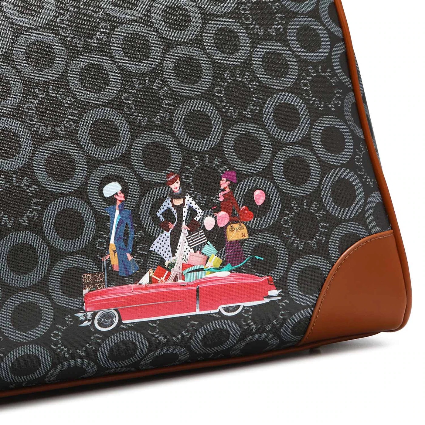 Foto 5 pulgar | Bolso De Viaje “swall World Black” Nicole Lee