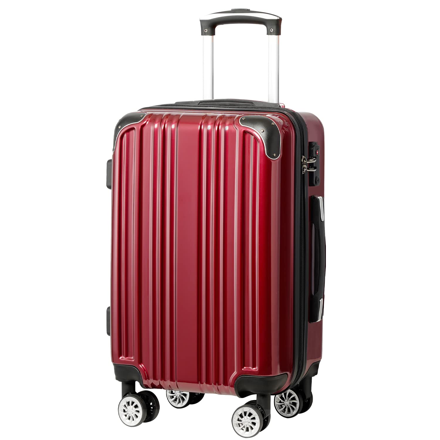 Foto 2 pulgar | Maleta Expandible Luggage Coolife Para Pc+abs Spinner De 28 Pulgadas, Color Vino - Venta Internacional.