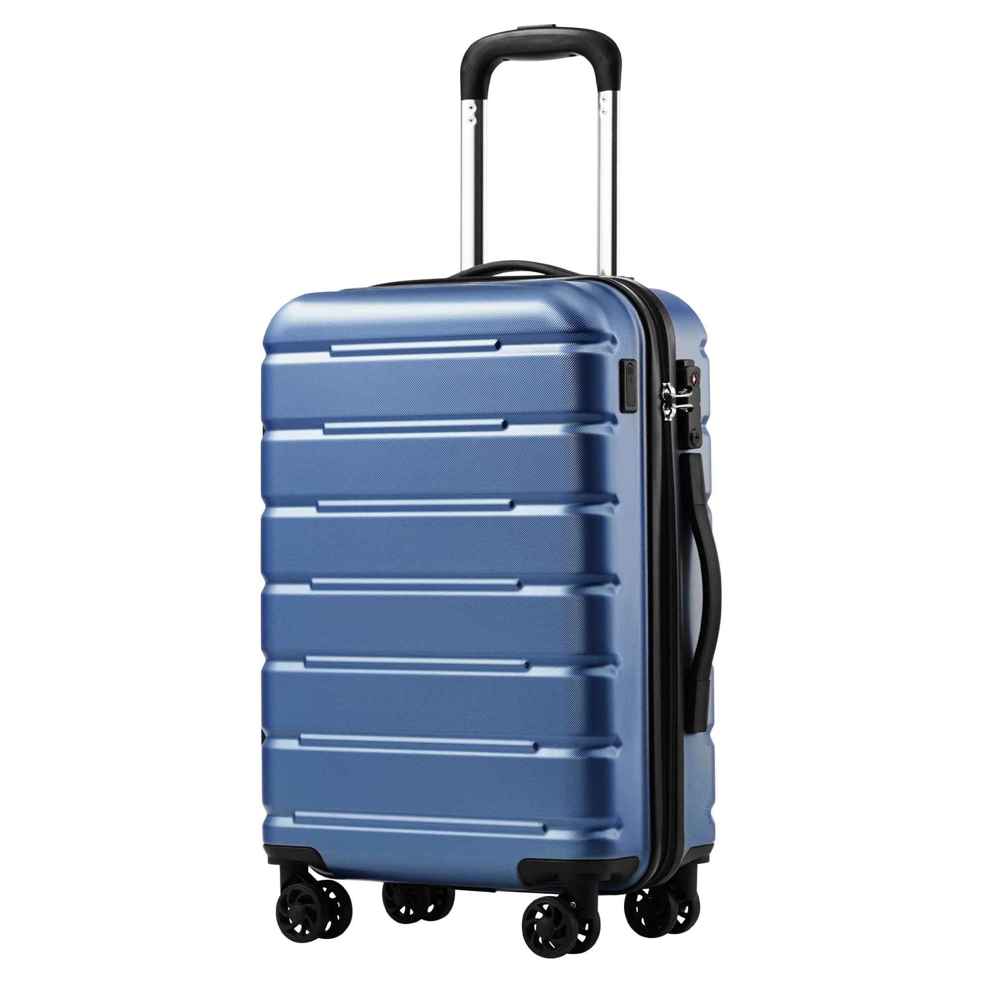 Foto 2 pulgar | Luggage Coolife Carry-on Spinner Tsa Lock, Puerto Usb De 28 Pulgadas, Azul - Venta Internacional.