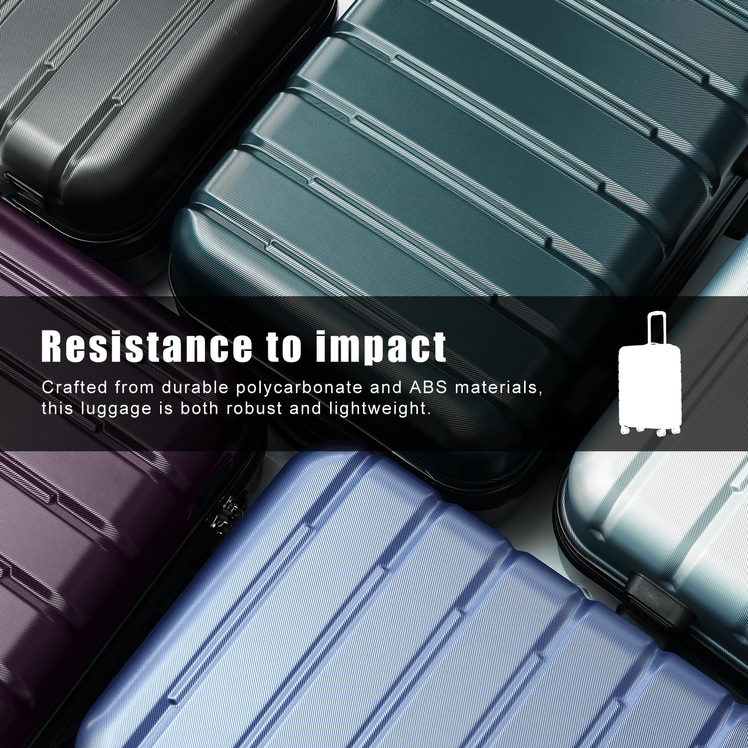 Foto 7 pulgar | Luggage Coolife Carry-on Spinner Tsa Lock, Puerto Usb De 28 Pulgadas, Azul - Venta Internacional.