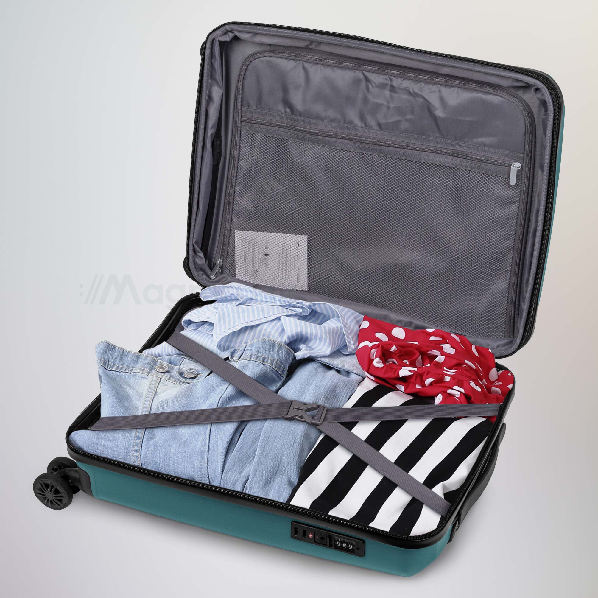 Foto 5 pulgar | Magmalife Maleta De Viaje Orbit Carry On, 10 Kg, Cerradura Tsa, 8 Rueda, Asa Telescópica